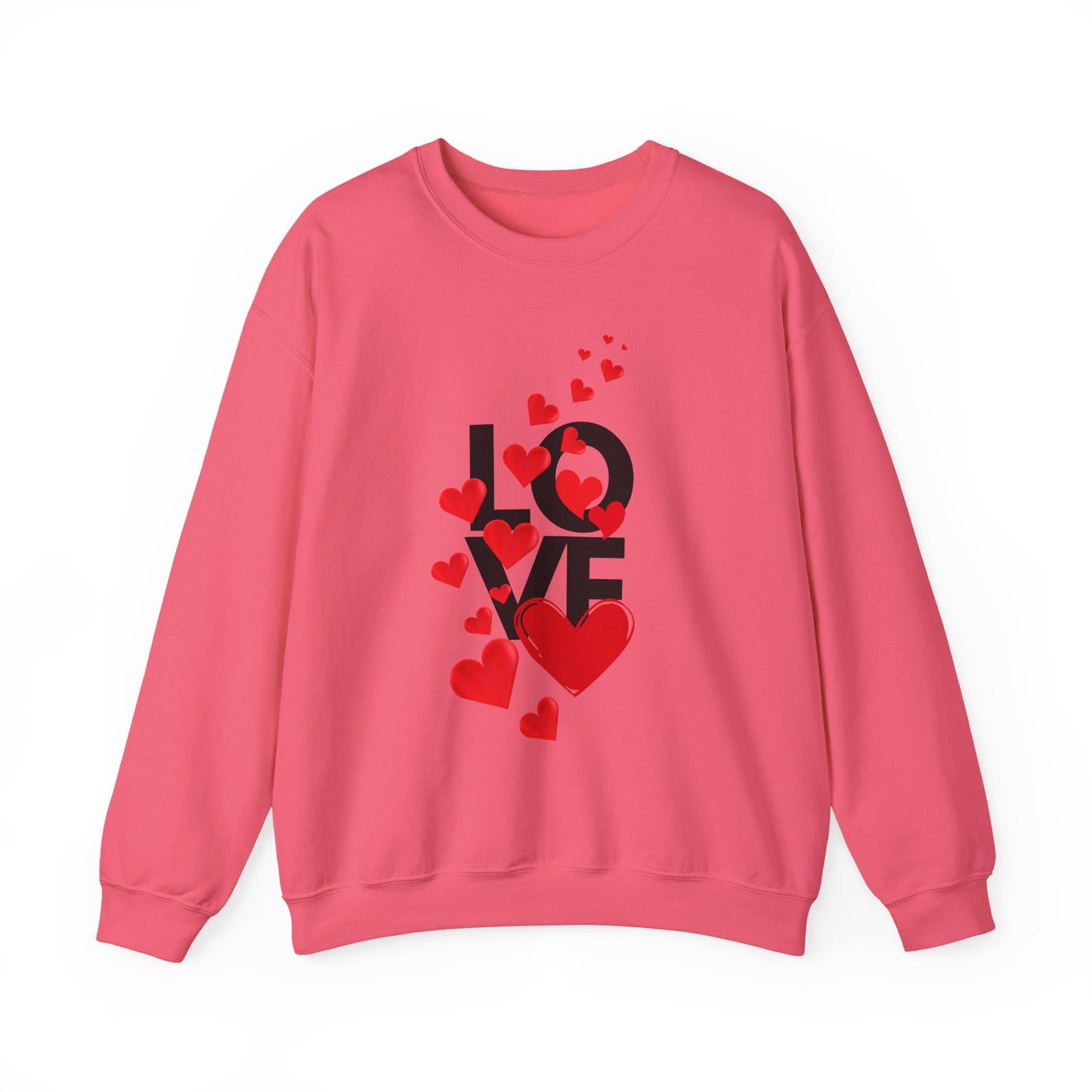 💖Love Woven in Hearts Crewneck Sweatshirt