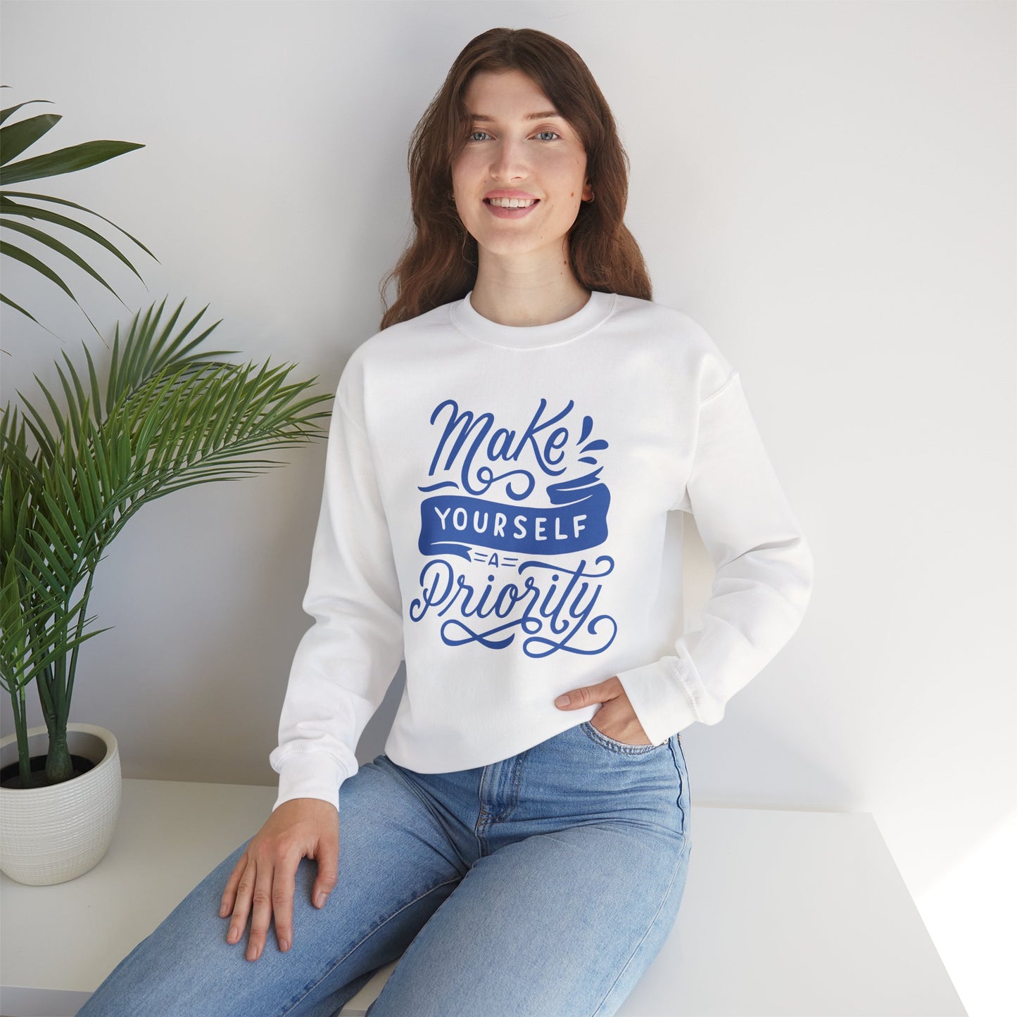 💖Sacred Reminder — You Matter, Too - Motivational Crewneck Sweatshirt