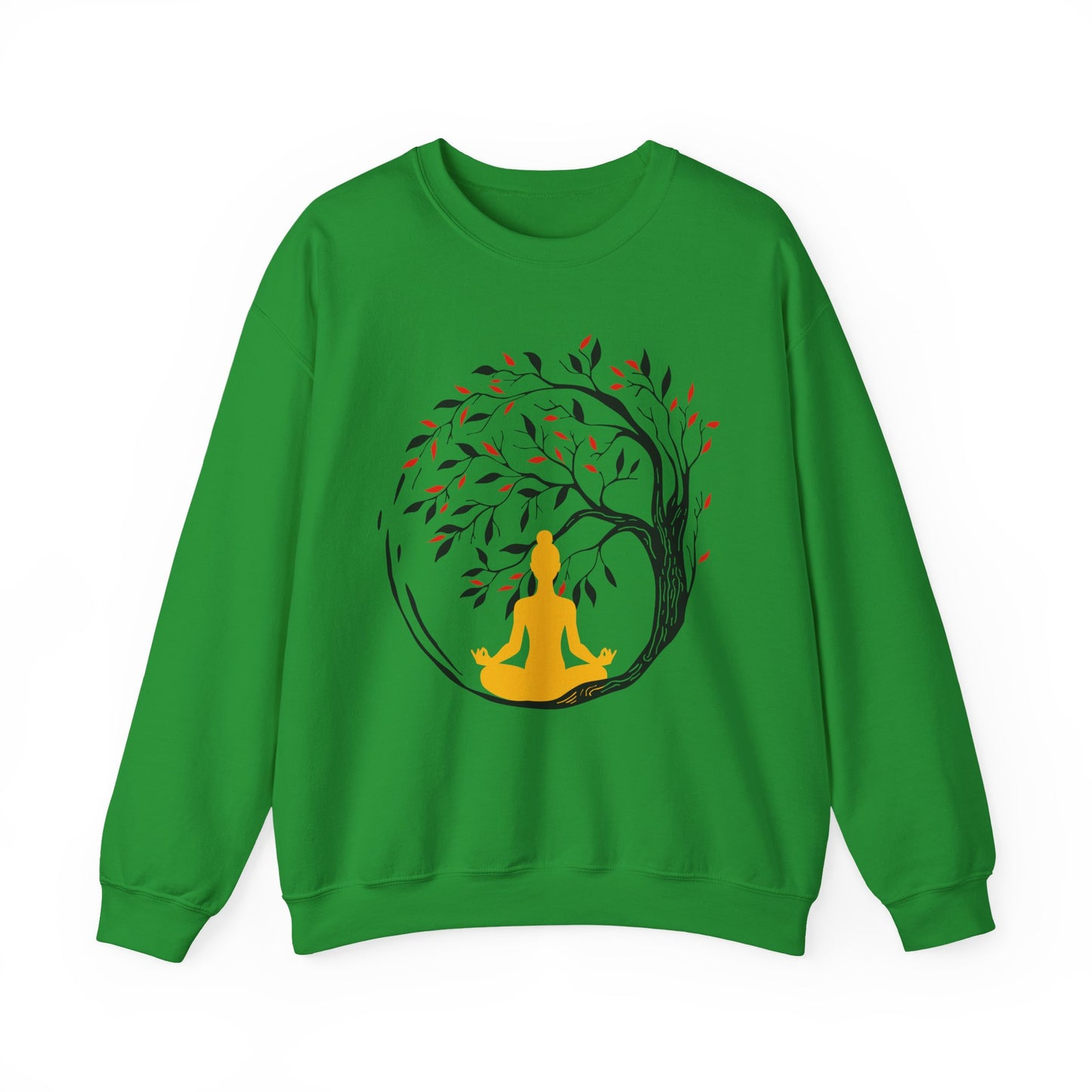 🌿Rooted in Stillness - The Tree, The Self, The Moment - Crewneck Sweatshirt