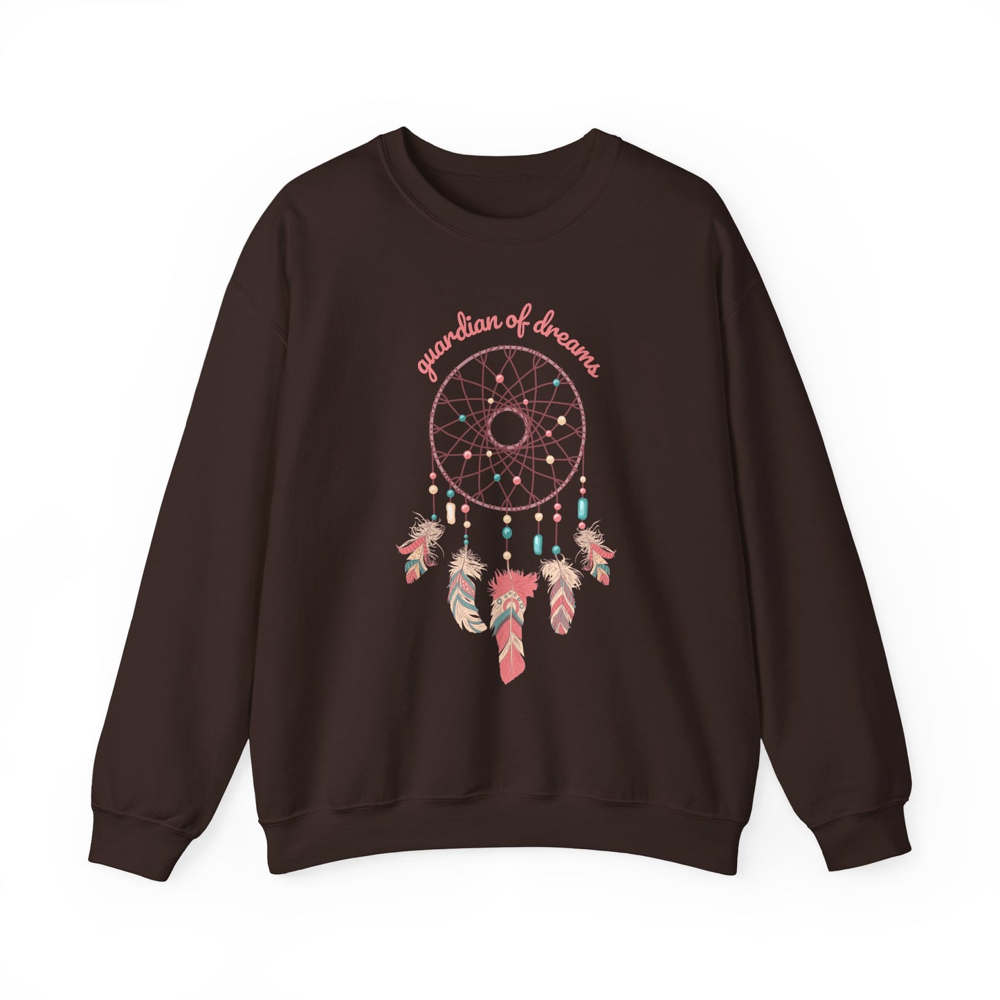 Guardian of Dreams 🌸✨ Boho Dreamcatcher Crewneck Sweatshirt