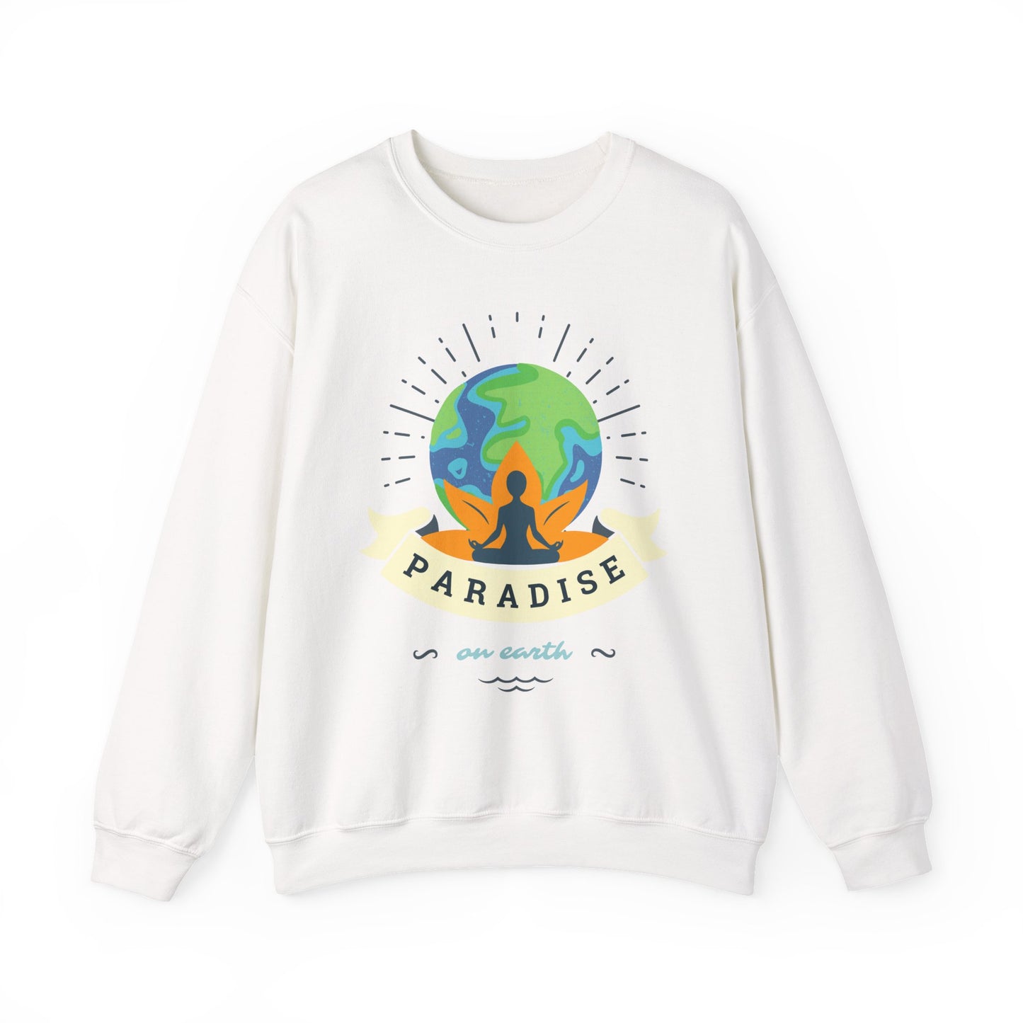 🌏Paradise on Earth - "Find Your Stillness, Find Your Heaven" Crewneck Sweatshirt