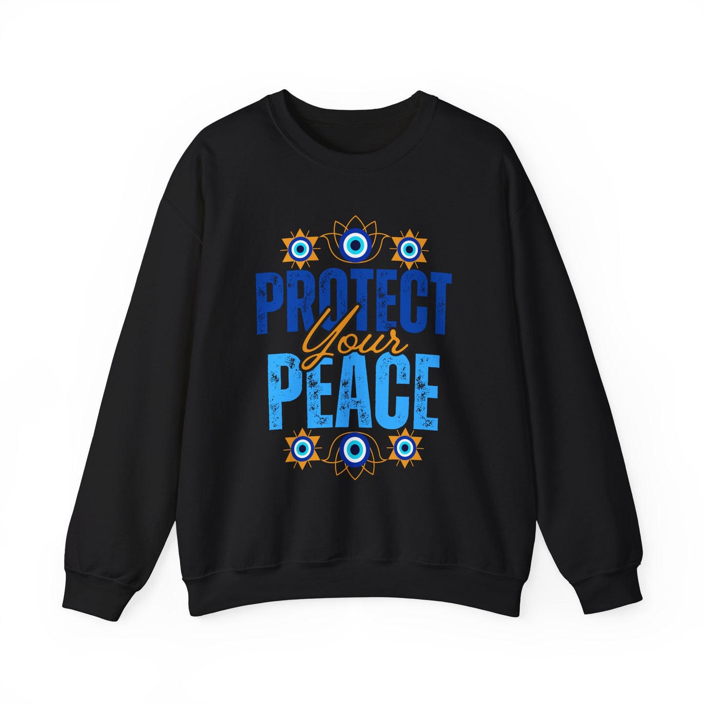 🧿Sacred Guard - Protect Your Peace Crewneck Sweatshirt