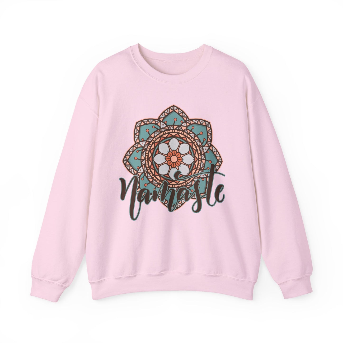 Namaste in Bloom🌸 - Mandala Crewneck Sweatshirt
