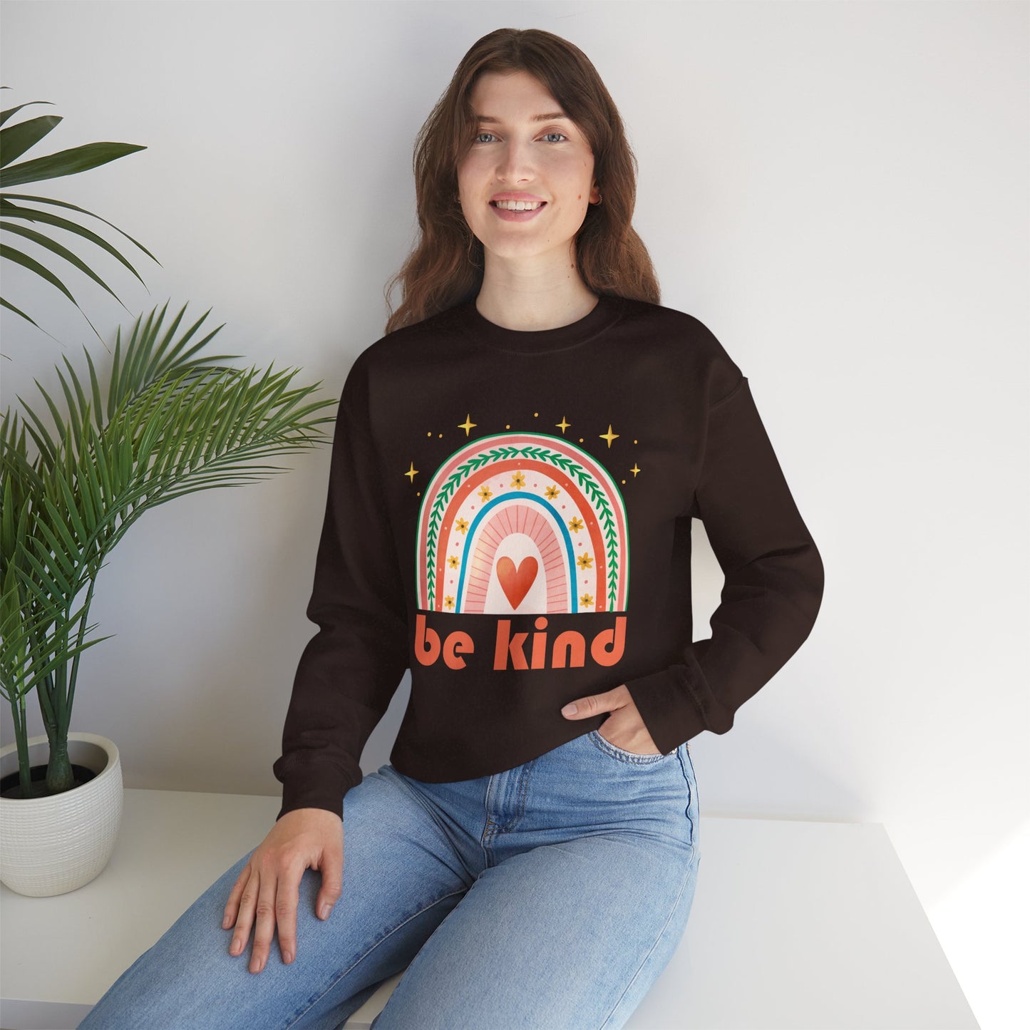 ๐Be Kind - Wear the Rainbow Within - Crewneck Sweatshirt