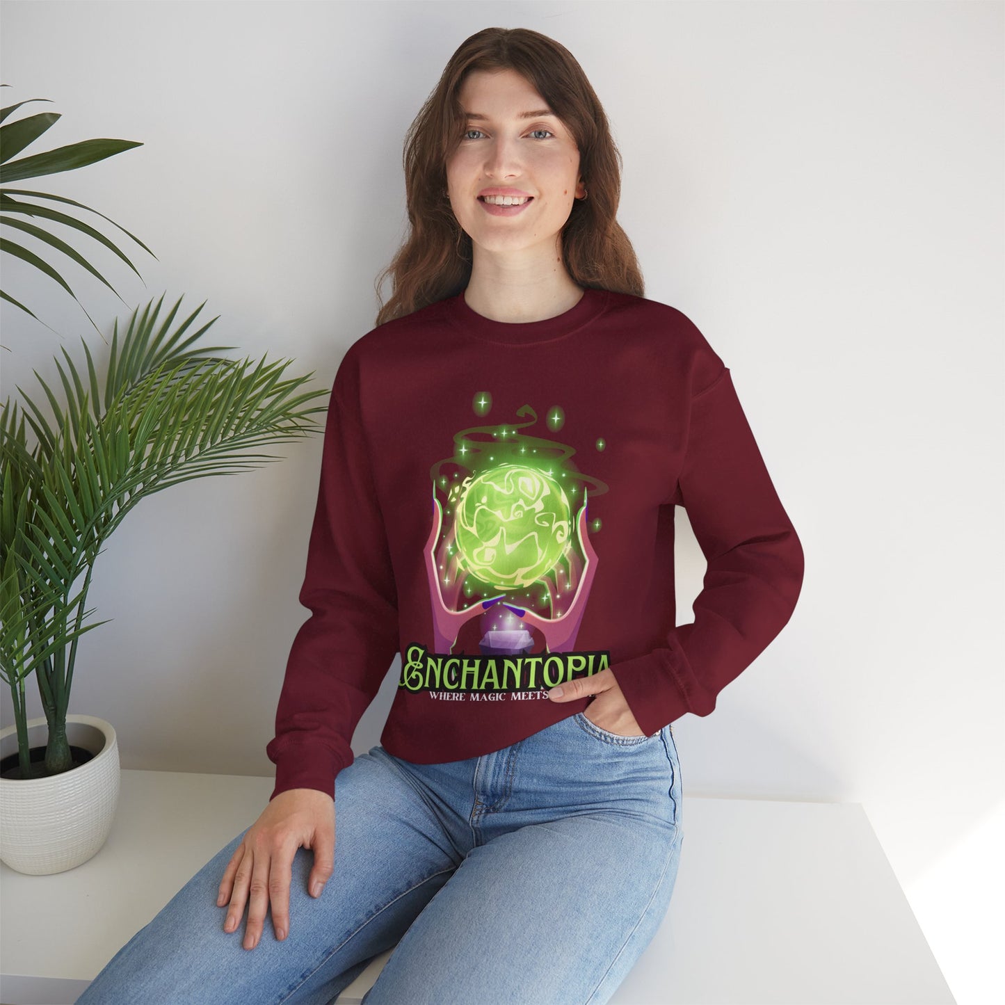 🔮Enchantopia - Where Magic Meets Wonder Crewneck Sweatshirt