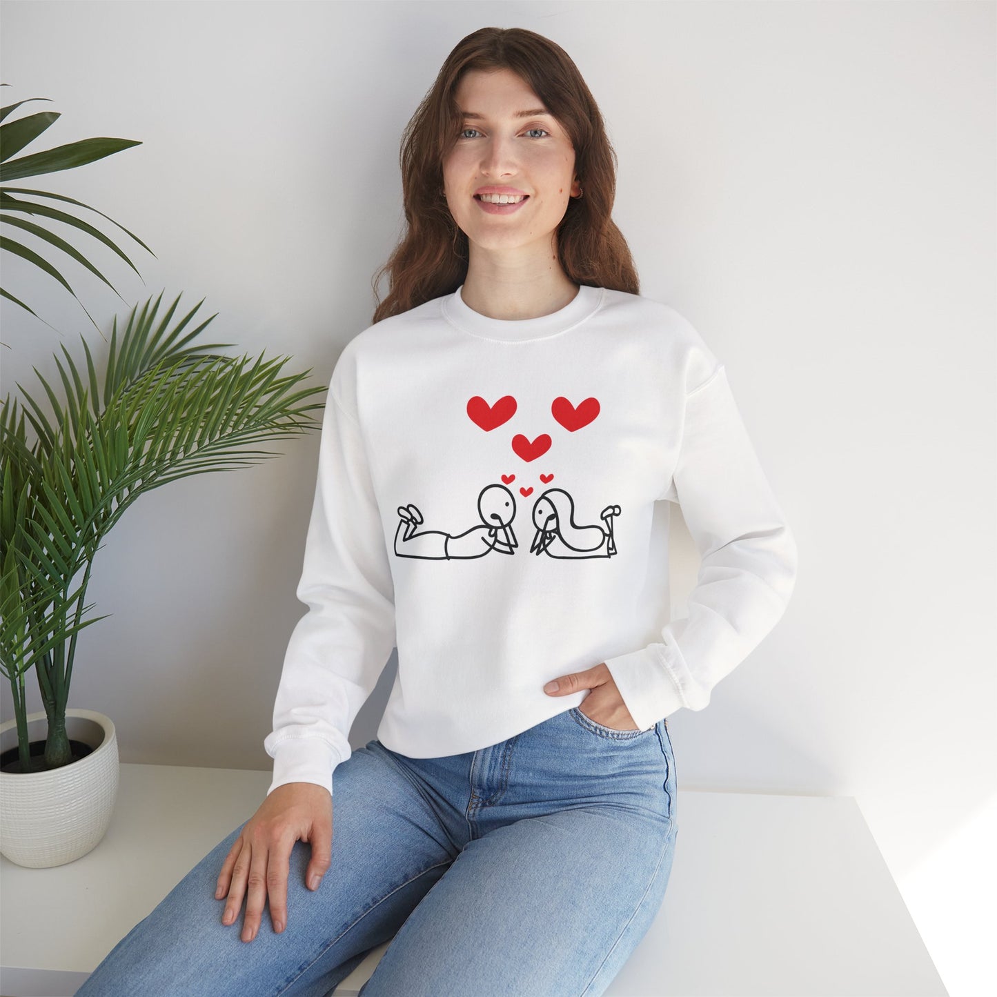 💞Love Looks Like This - Cozy Connection Sweatshirt