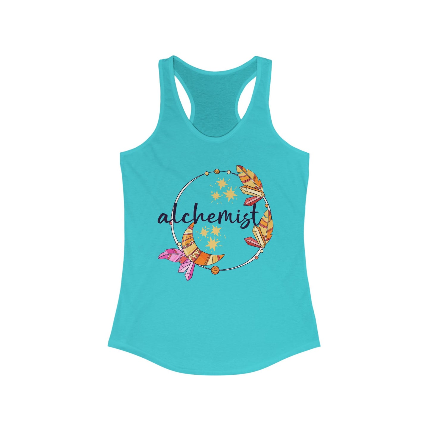 The "Alchemist" - Mystic Energy for the Modern Muse - Women's Racerback Tank Top - BOHO Spirit Style