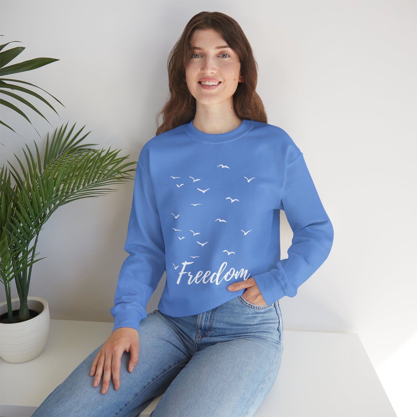 🕊️Freedom in Flight - Birds of the Soul Crewneck Sweatshirt