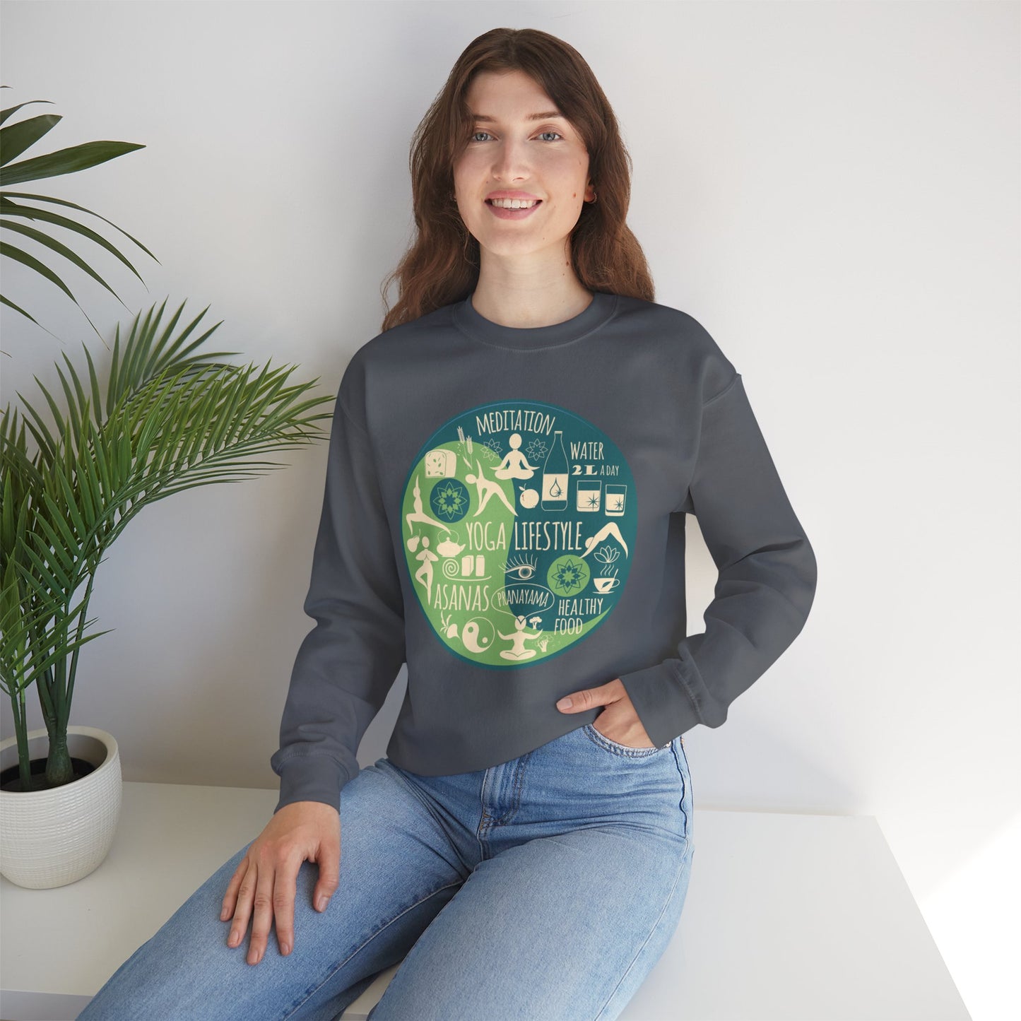 🌀Align Within - Live the Yoga Way Crewneck Sweatshirt
