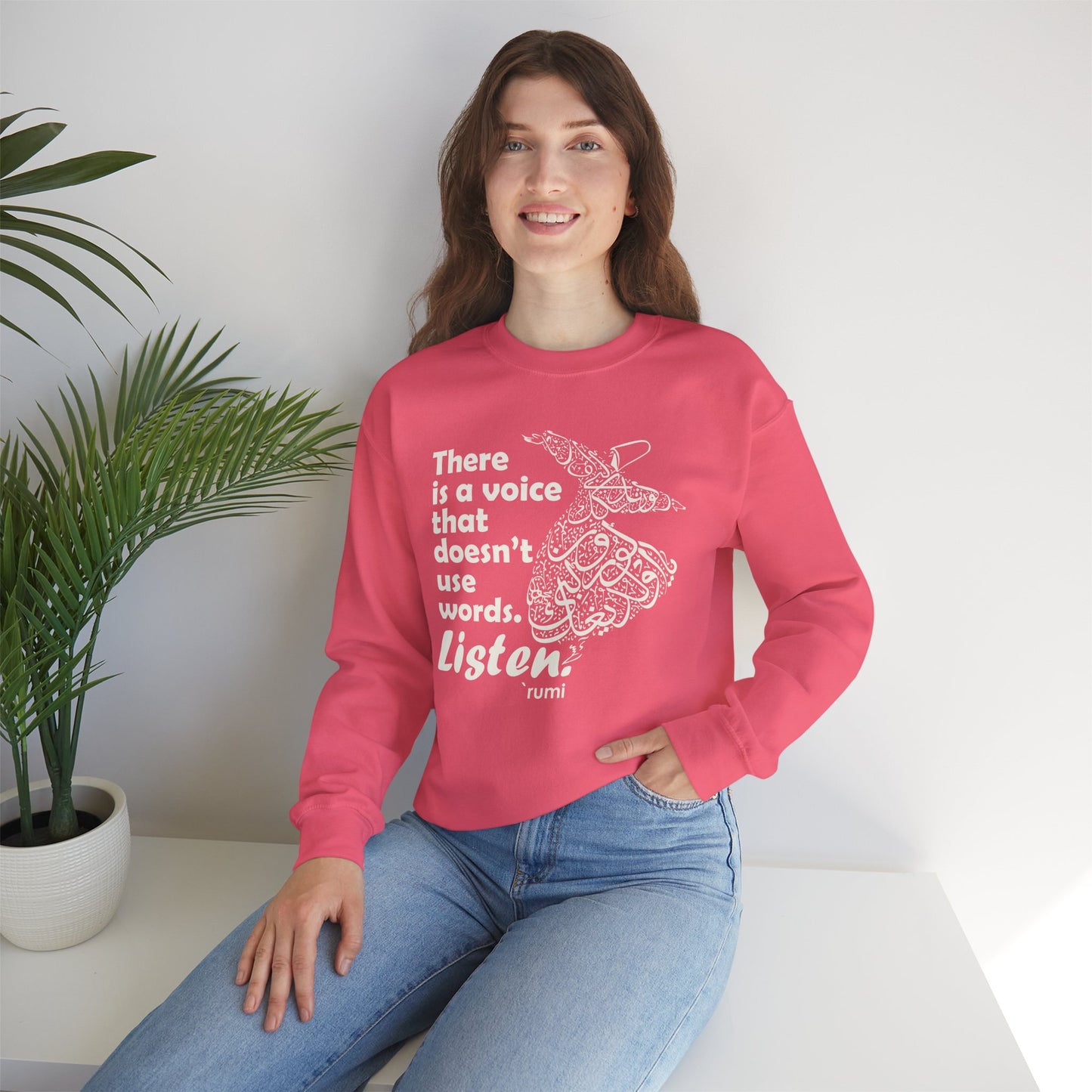 🎶The Voice Within - Rumi Crewneck Sweatshirt