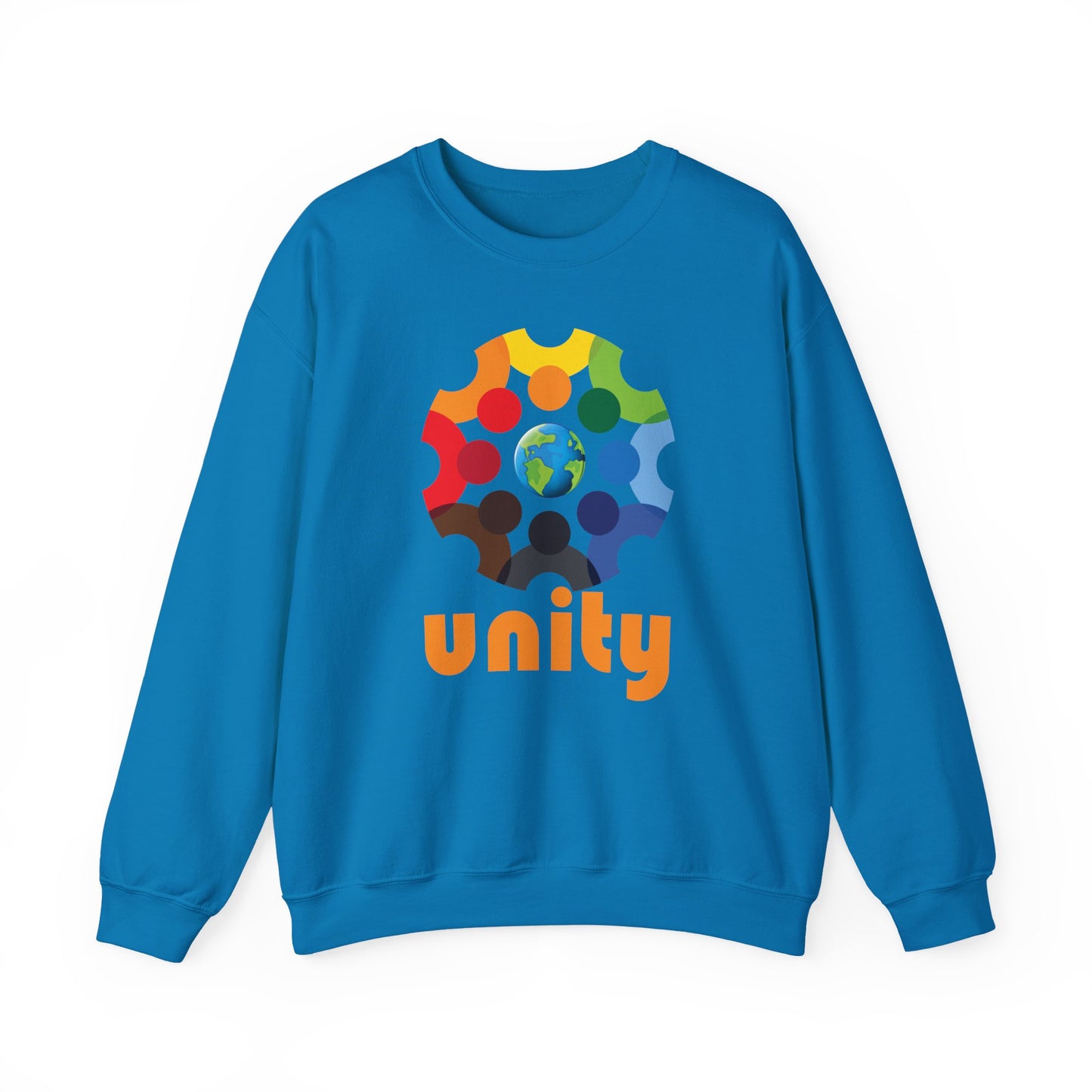 🌐UNITY — One Earth. One Circle. One Heart. - Crewneck Sweatshirt
