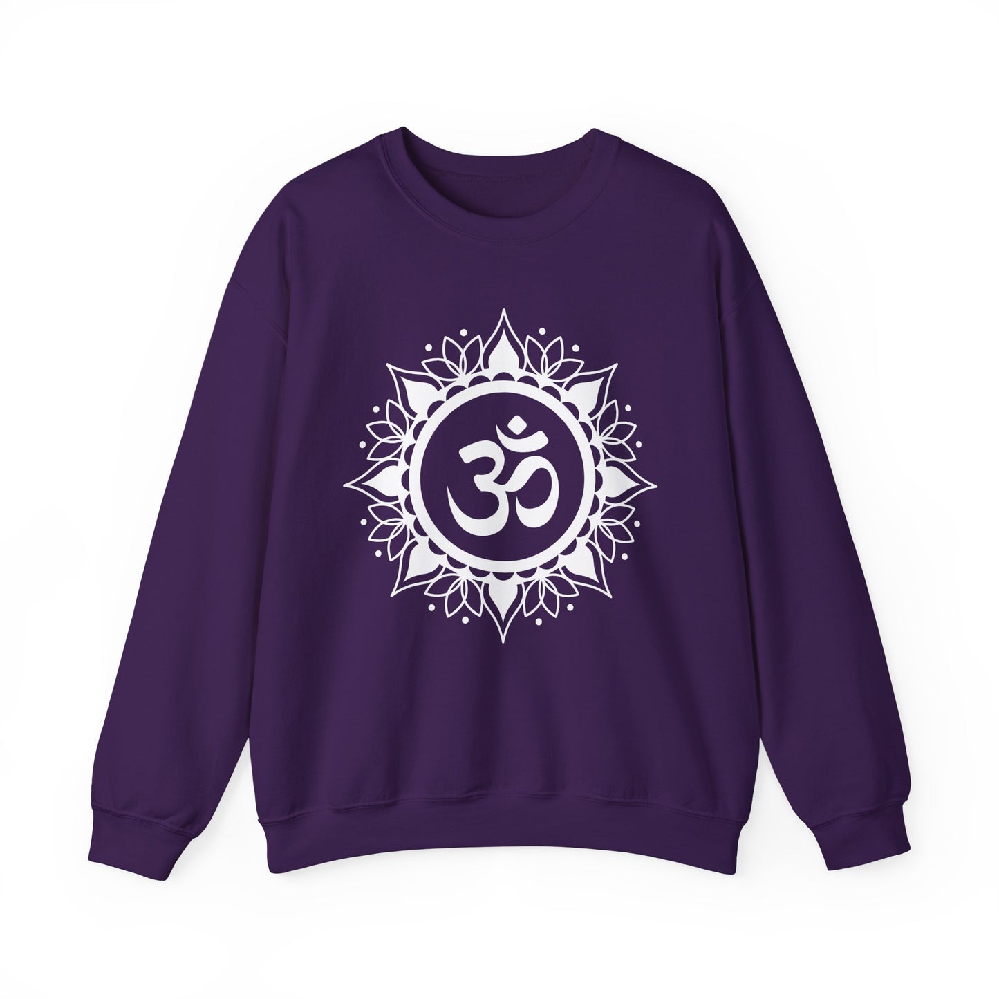 🕉️Sacred Calm - Mandala & Om Crewneck Sweatshirt for Inner Peace