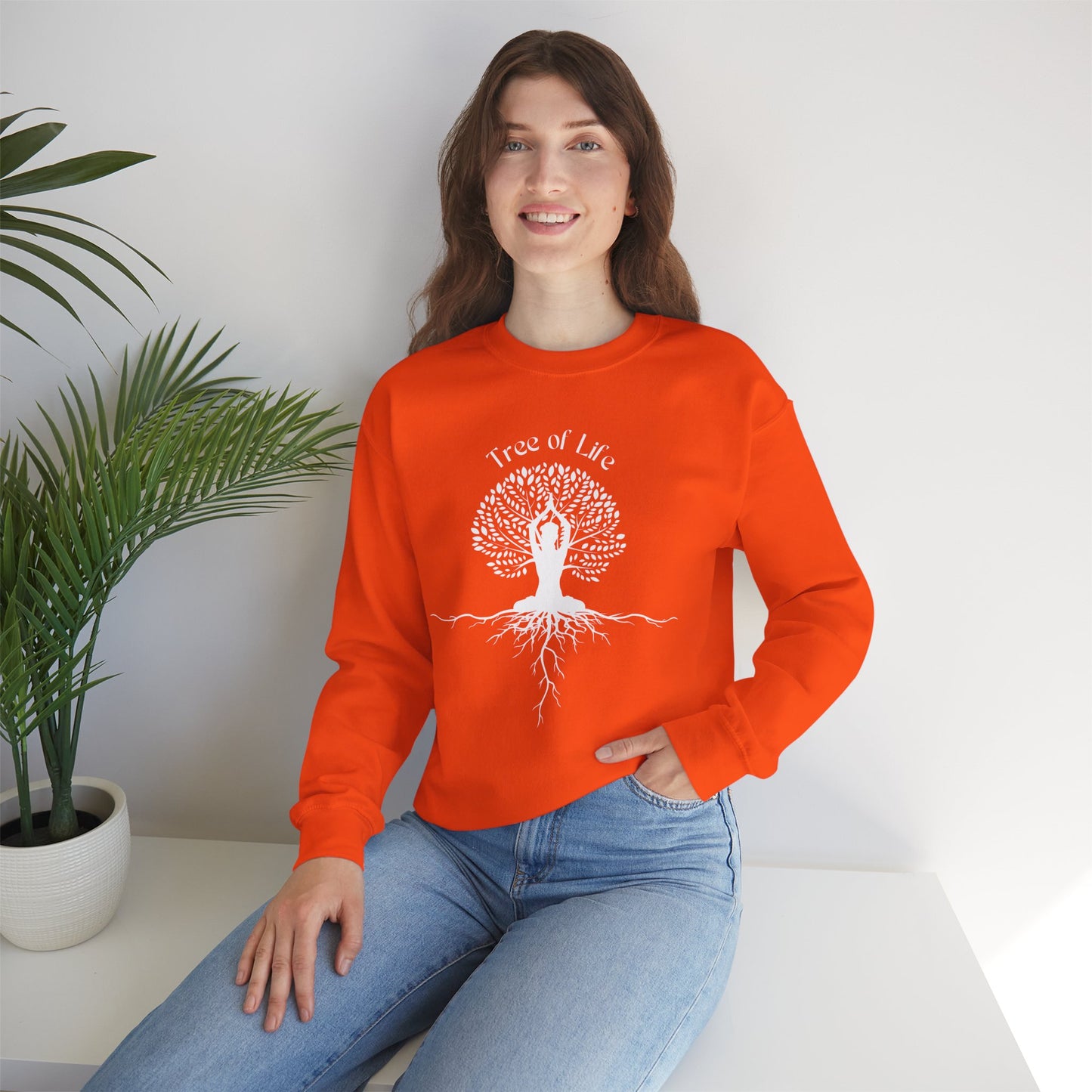 🌳🧘♀️Rooted in Balance Crewneck Sweatshirt