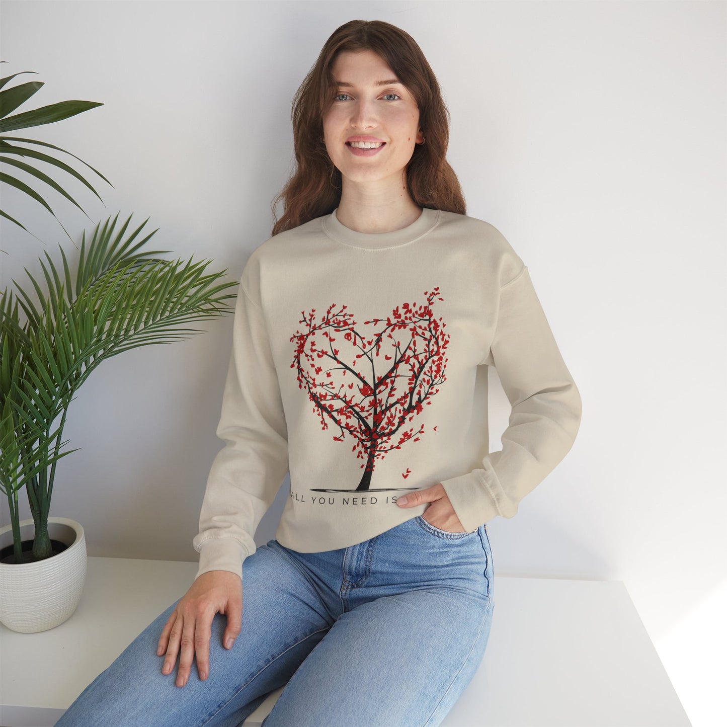 🌳❤️All You Need is Love Crewneck Sweatshirt