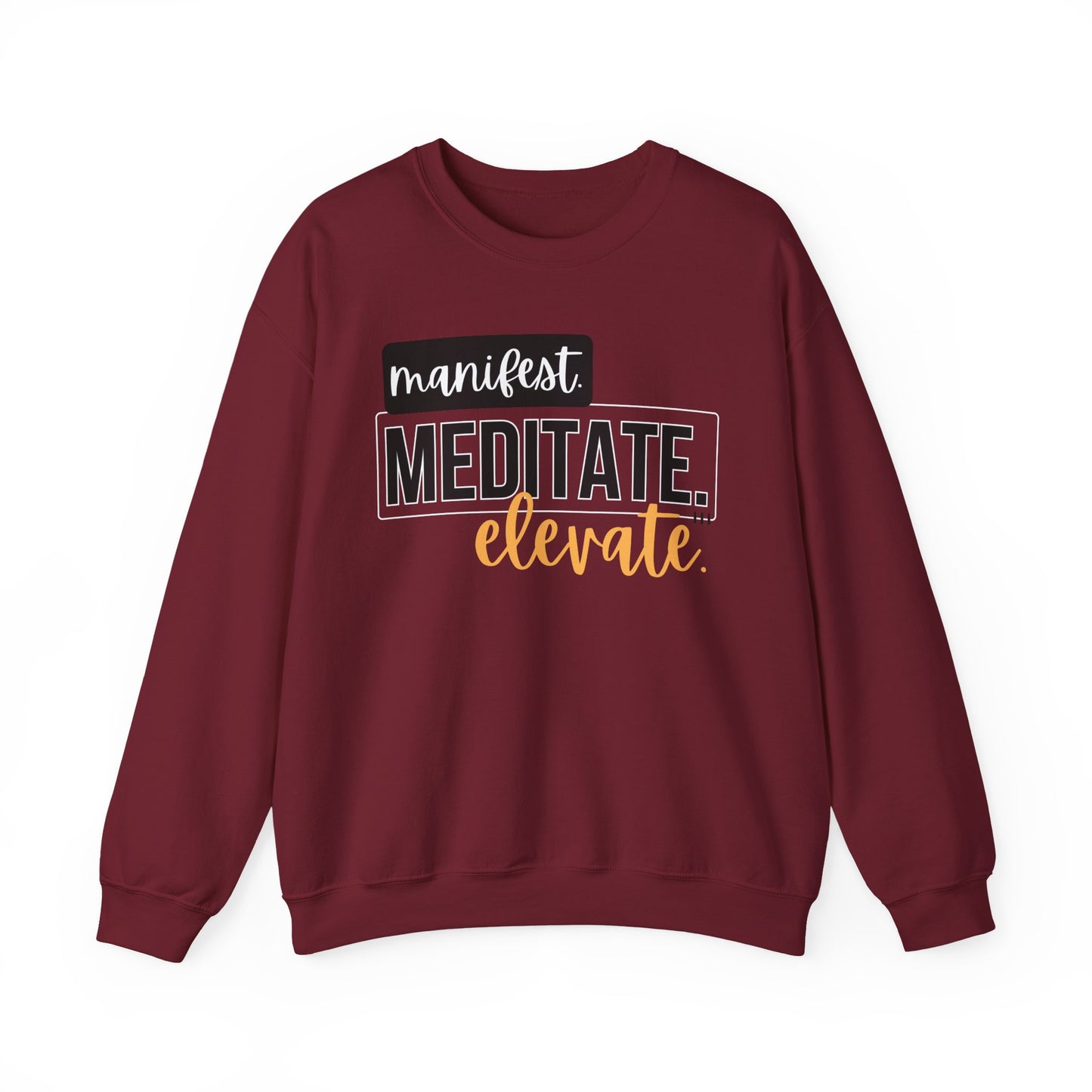 💫Manifest. Meditate. Elevate. - Align Your Energy Crewneck Sweatshirt