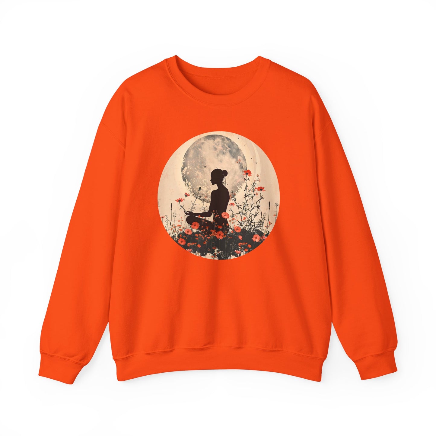 🌺Moonlit Stillness - A Sacred Space to Just Be Crewneck Sweatshirt