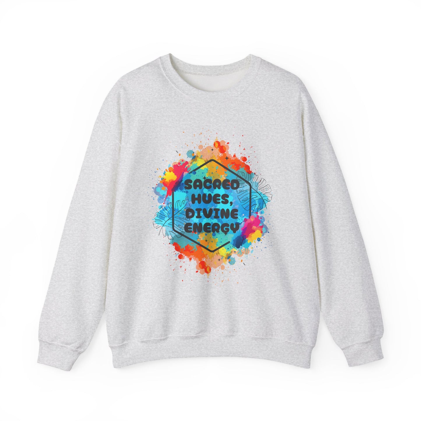 🎨Sacred Hues - Divine Energy Crewneck Sweatshirt