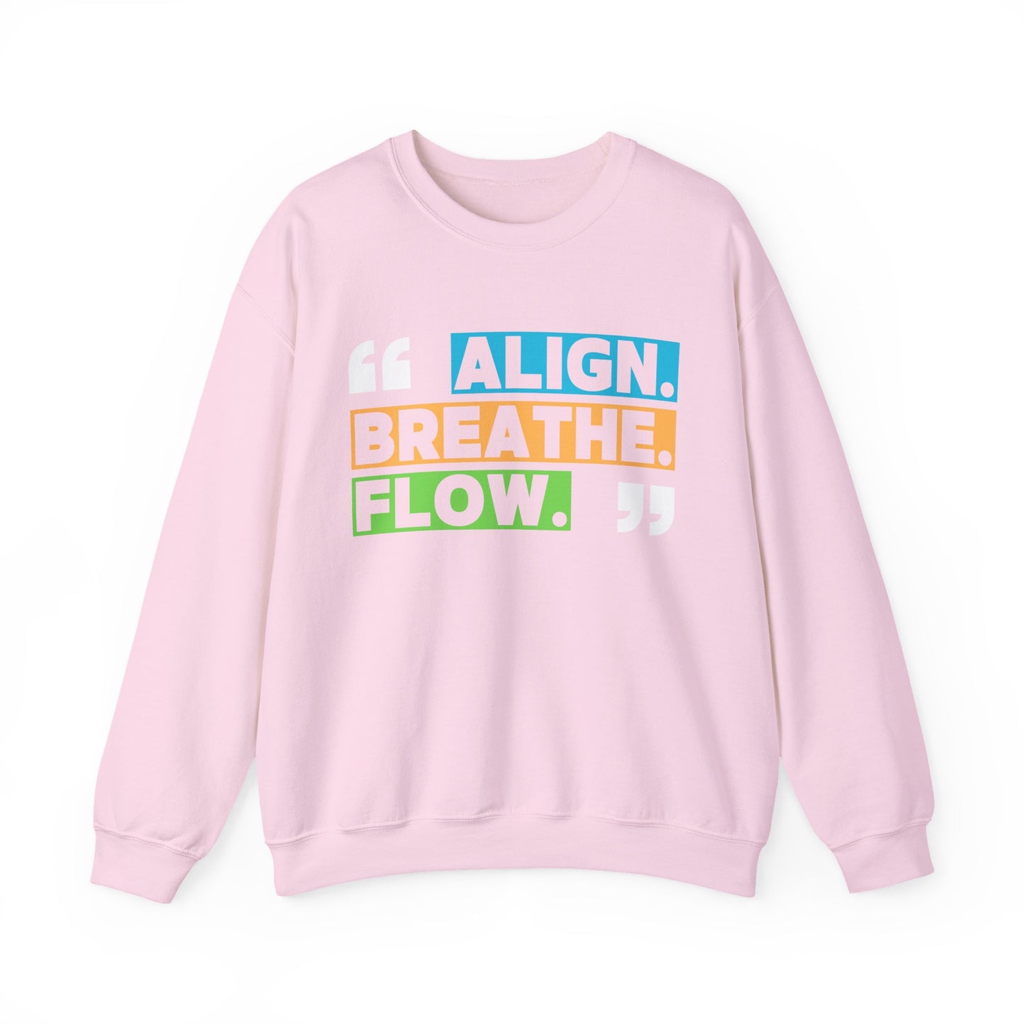 🌙“Align. Breathe. Flow.” - A Crewneck Sweatshirt for Mindful Moments