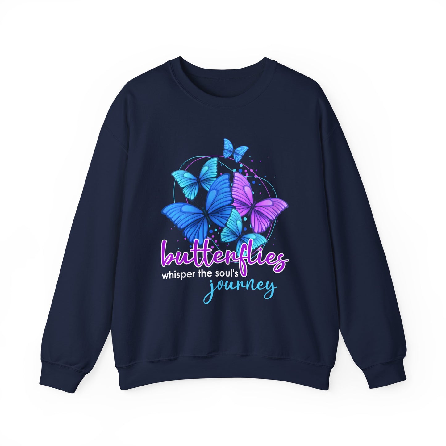🦋Butterfly Whispers - The Soul’s Journey Crewneck Sweatshirt