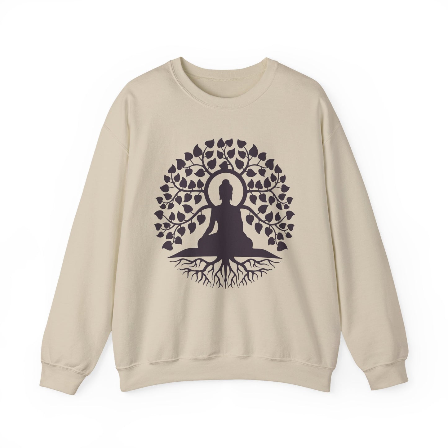 🌳Rooted in Peace - Buddha Serenity Crewneck Sweatshirt