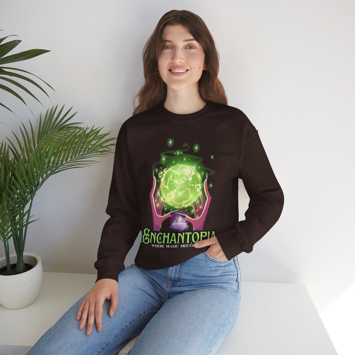 🔮Enchantopia - Where Magic Meets Wonder Crewneck Sweatshirt