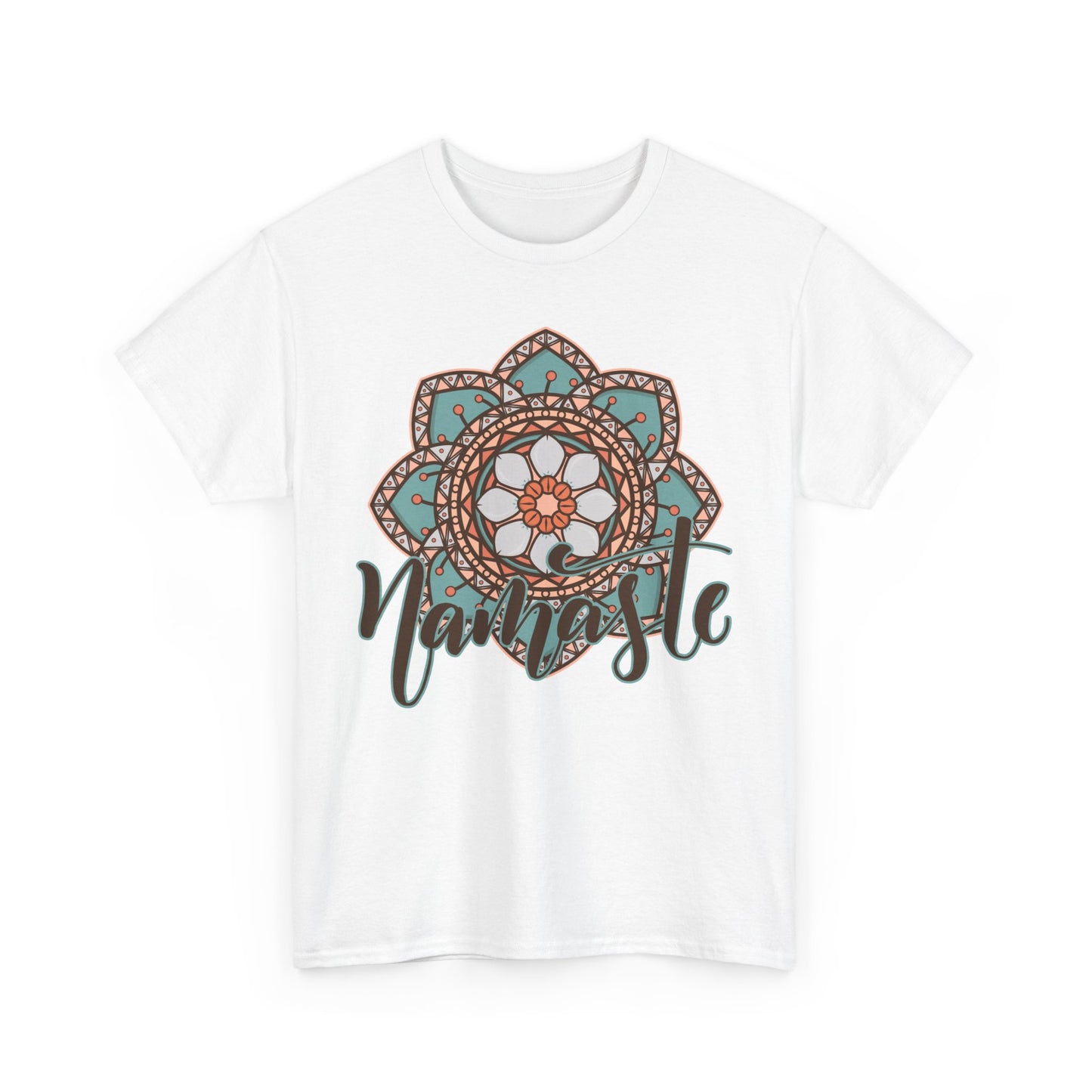 Namaste Vibes- Vintage Mandala Spirit Heavy Cotton Tee