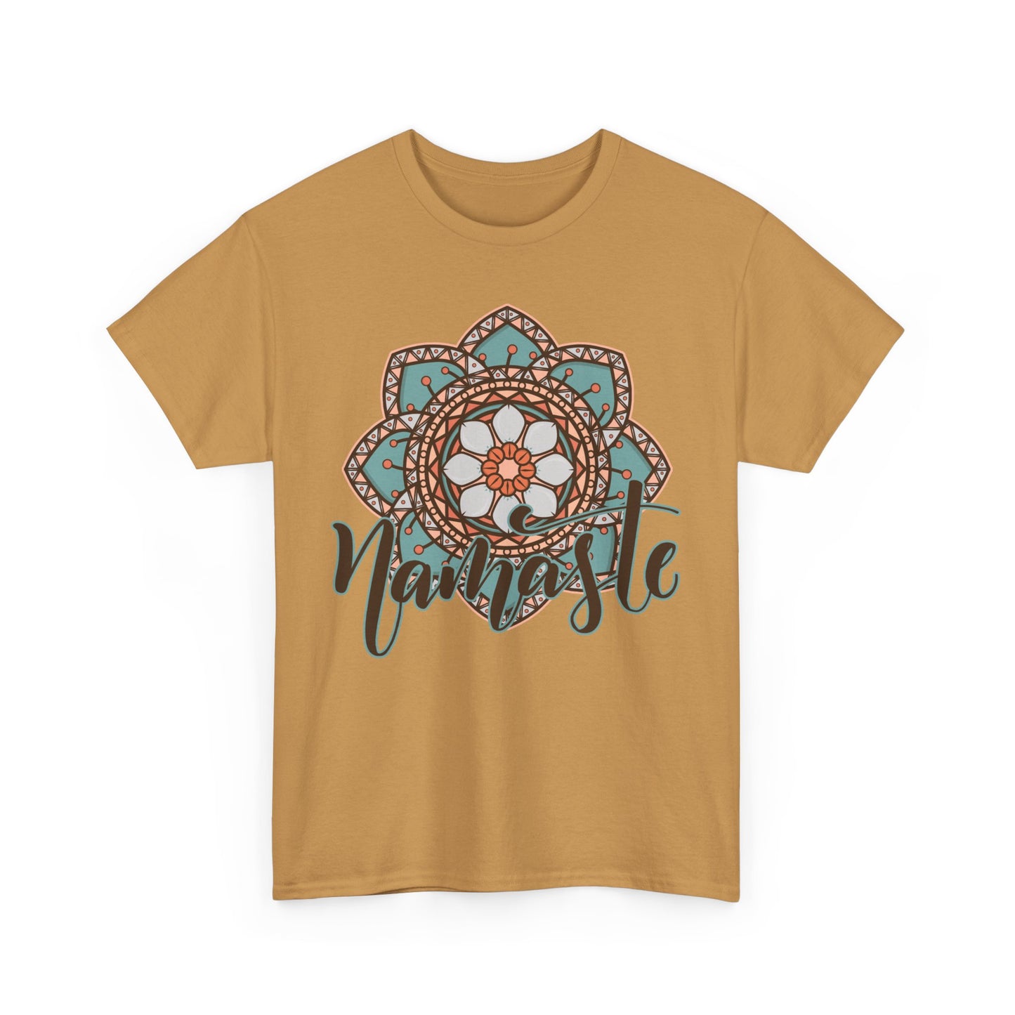 Namaste Vibes- Vintage Mandala Spirit Heavy Cotton Tee