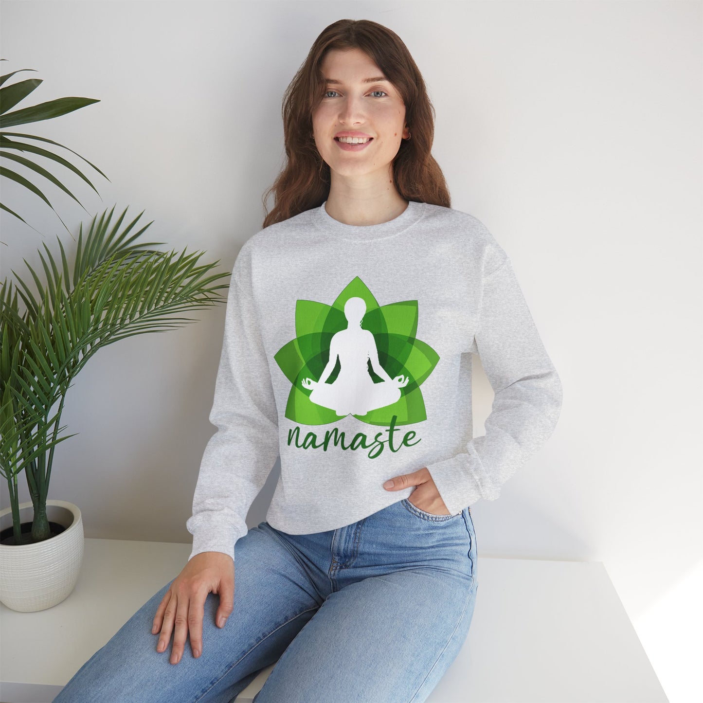 🌱Namaste Bloom - Sacred Stillness Sweatshirt