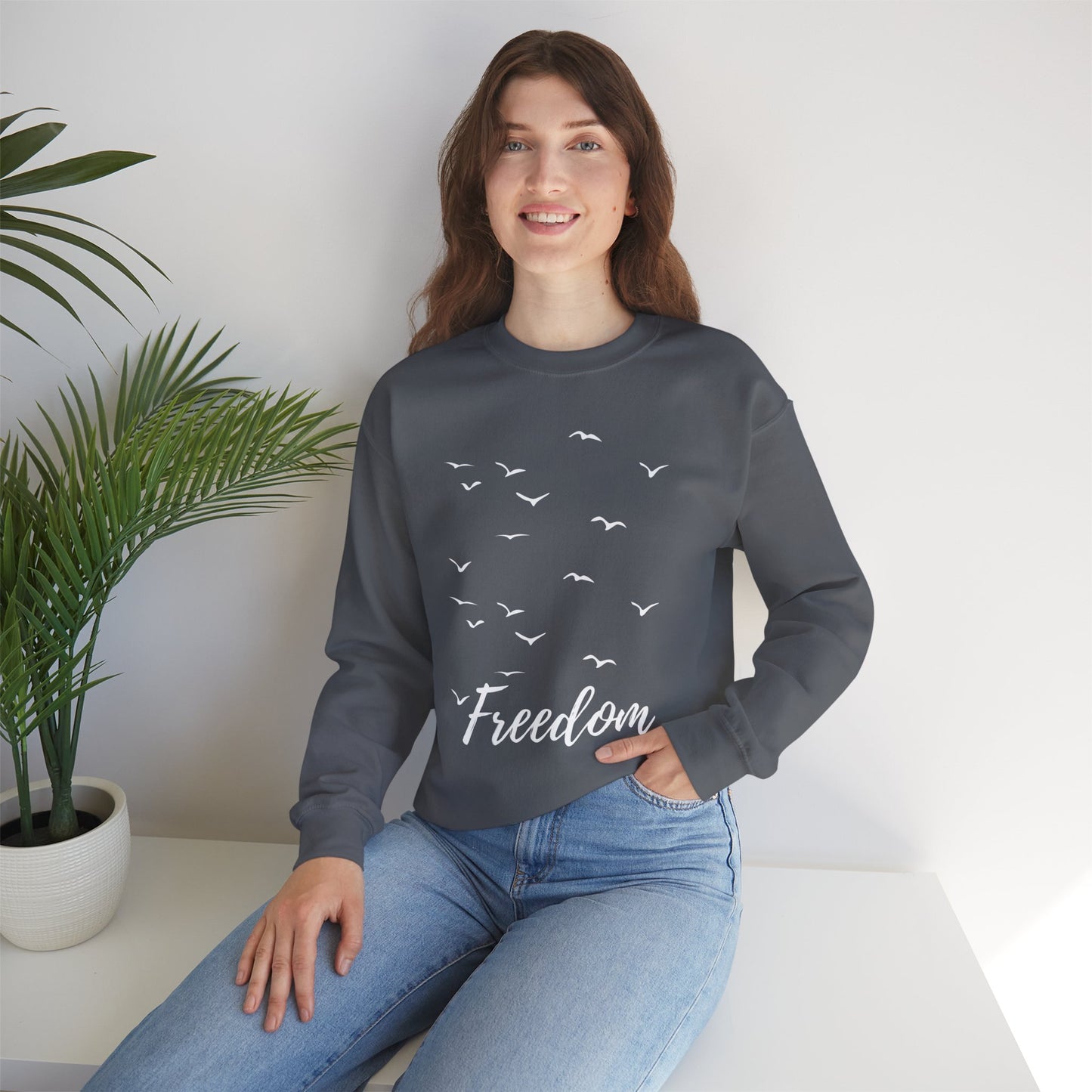 🕊️Freedom in Flight - Birds of the Soul Crewneck Sweatshirt
