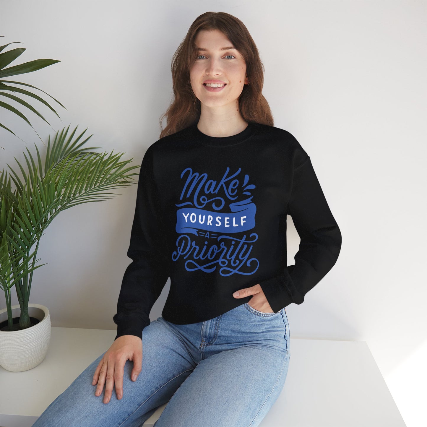 💖Sacred Reminder — You Matter, Too - Motivational Crewneck Sweatshirt
