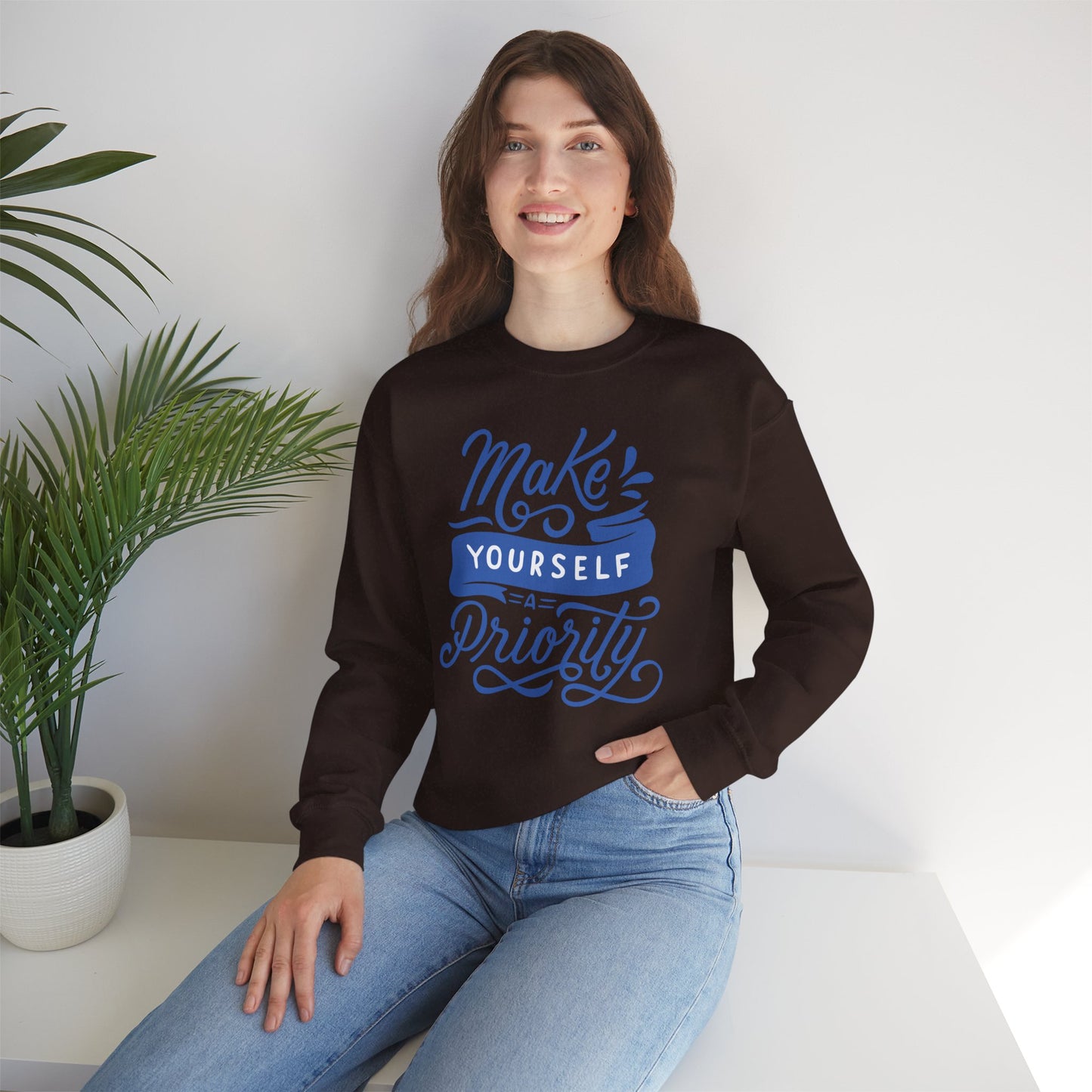💖Sacred Reminder — You Matter, Too - Motivational Crewneck Sweatshirt