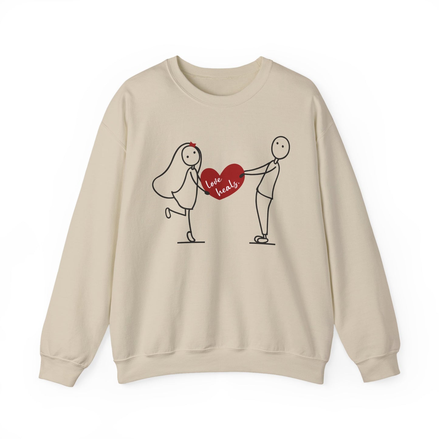 💖Love Heals Sweatshirt - Where Warmth Meets Heart