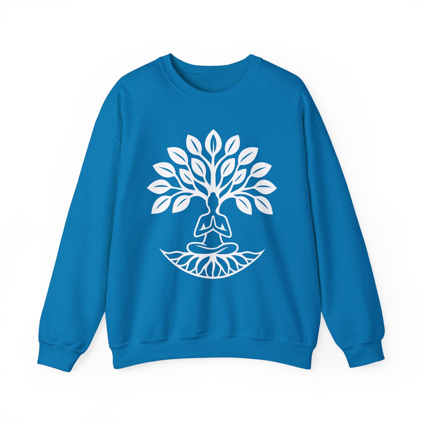 🌿Rooted in Stillness - Tree of Life Crewneck Sweatshirt
