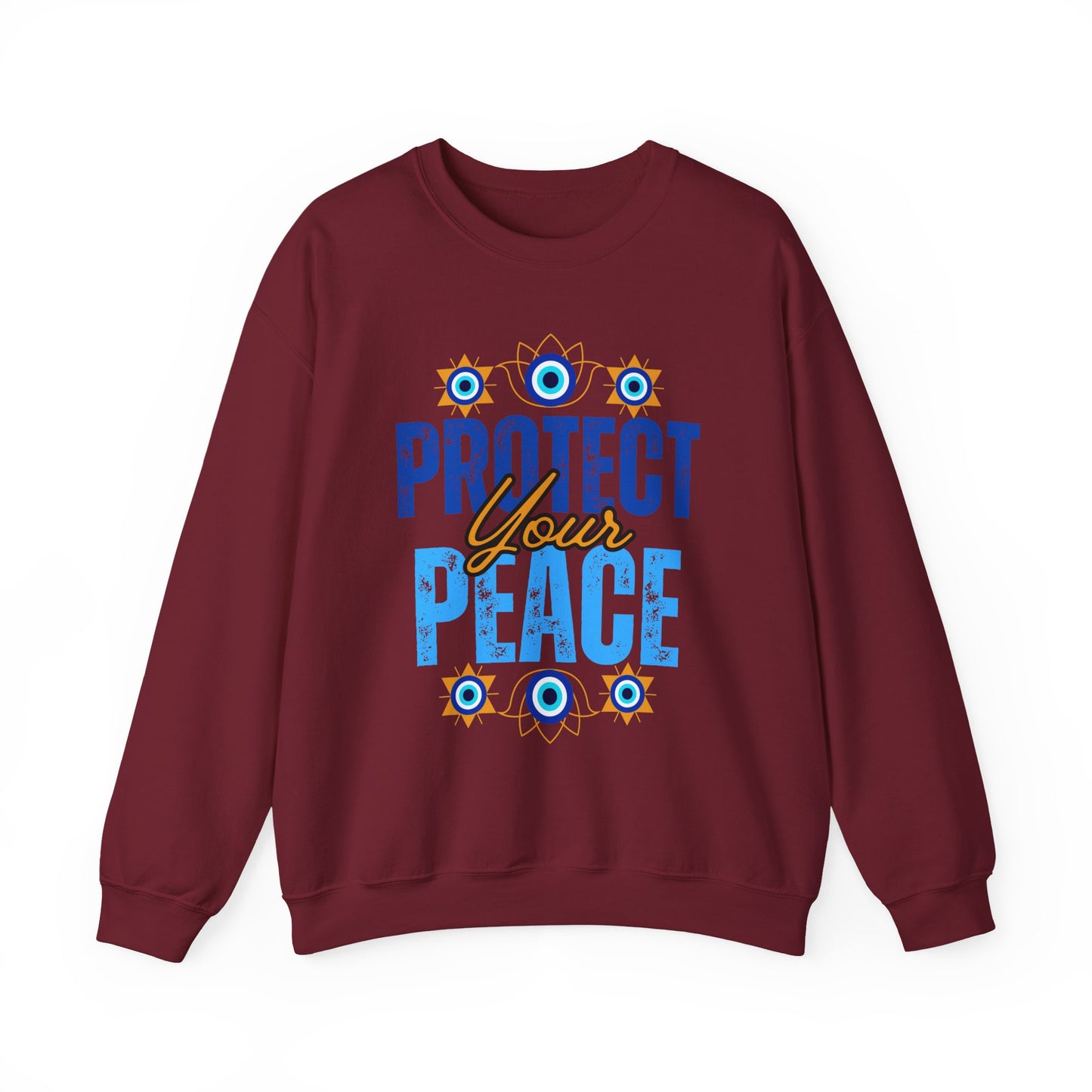 🧿Sacred Guard - Protect Your Peace Crewneck Sweatshirt