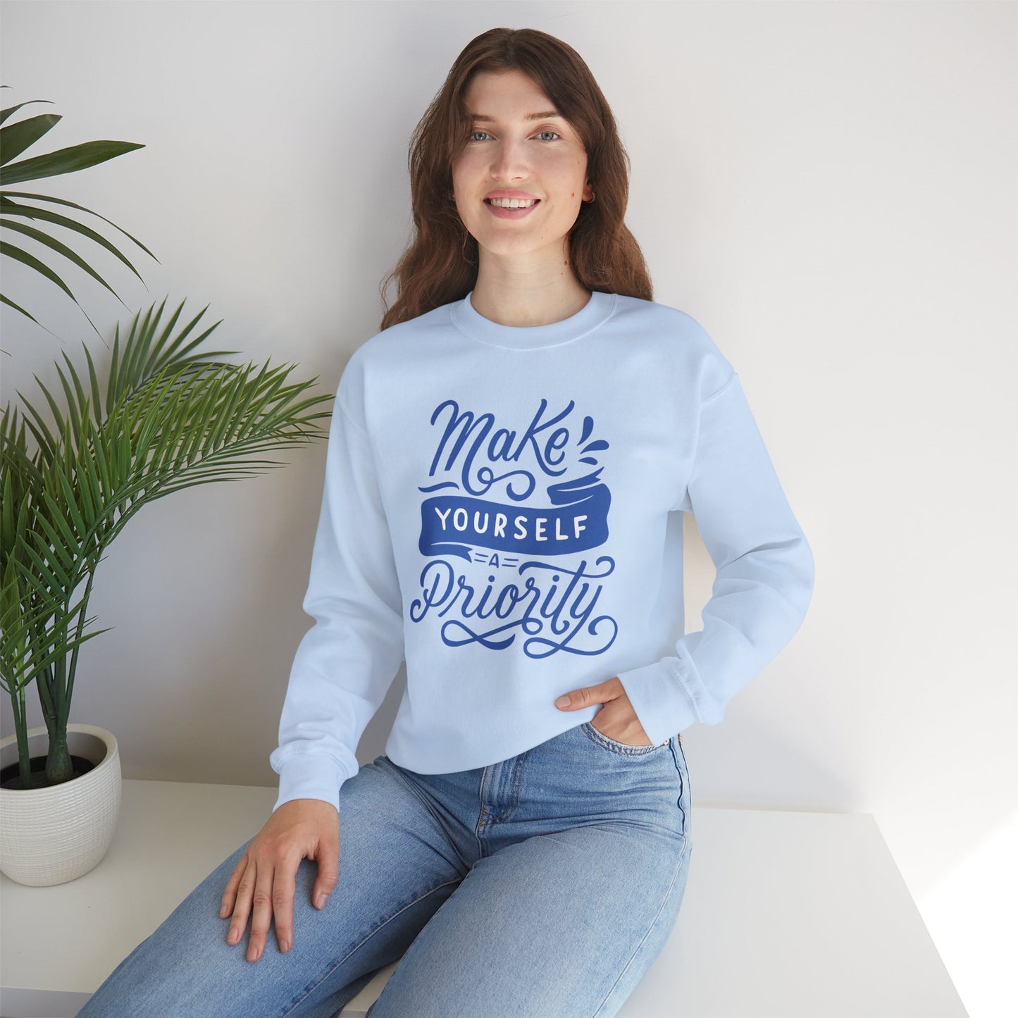 💖Sacred Reminder — You Matter, Too - Motivational Crewneck Sweatshirt