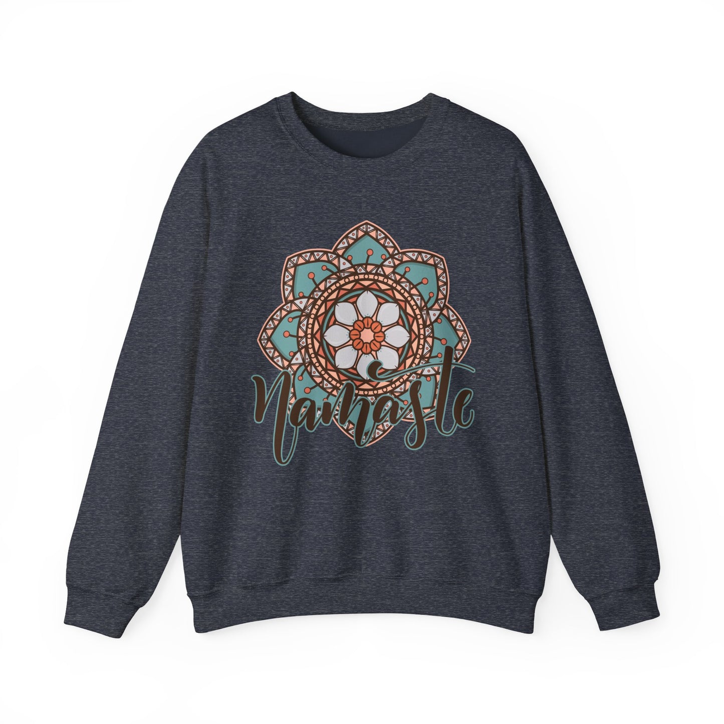 Namaste in Bloom🌸 - Mandala Crewneck Sweatshirt