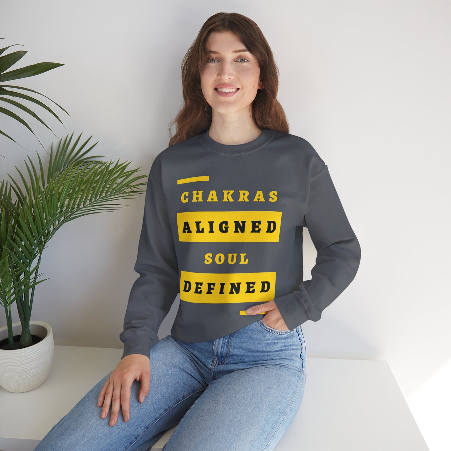 Chakras Aligned, Soul Defined π§ββοΈβ¨ Crewneck Sweatshirt