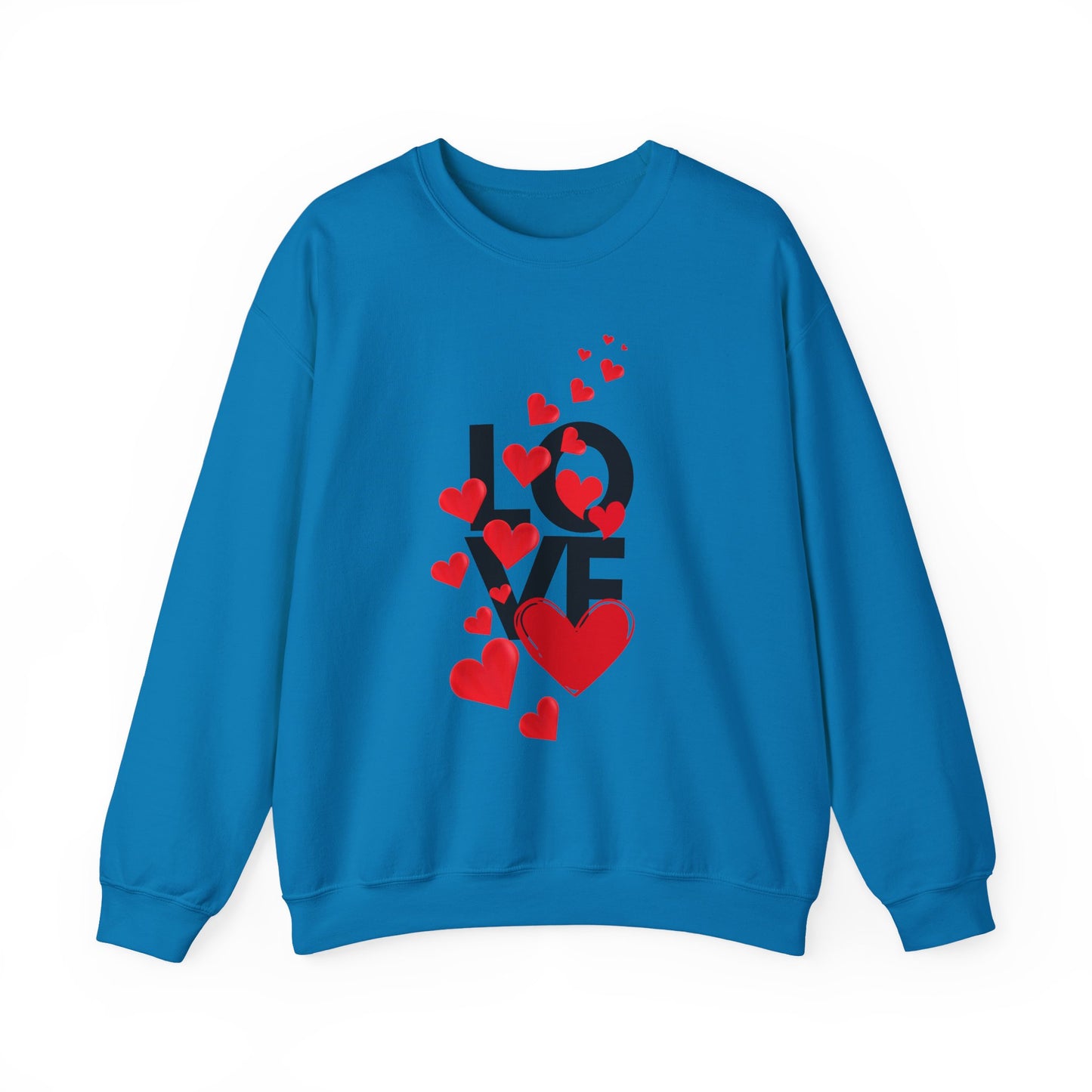 💖Love Woven in Hearts Crewneck Sweatshirt