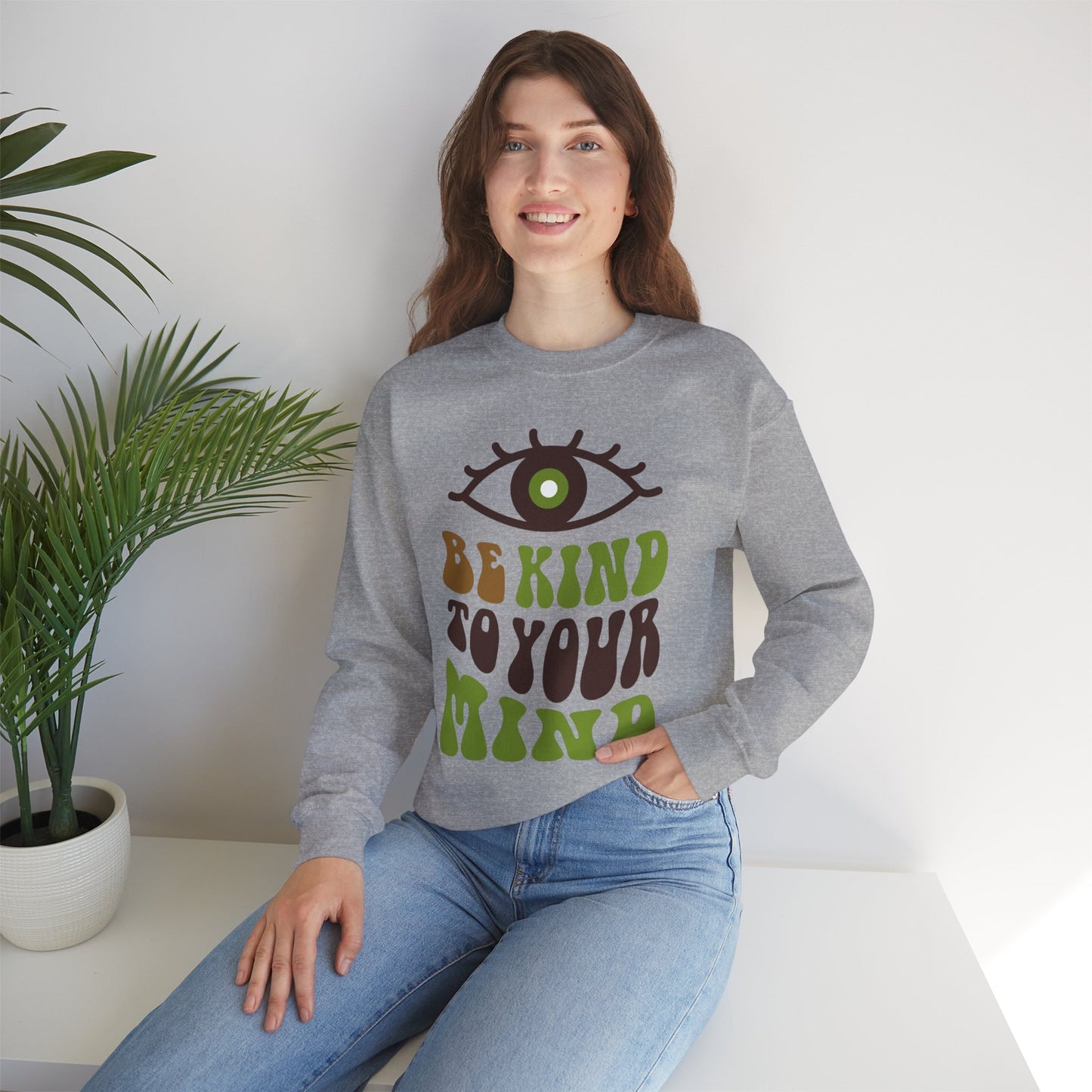 👁️Inner Vision - Kind Mind Crewneck Sweatshirt