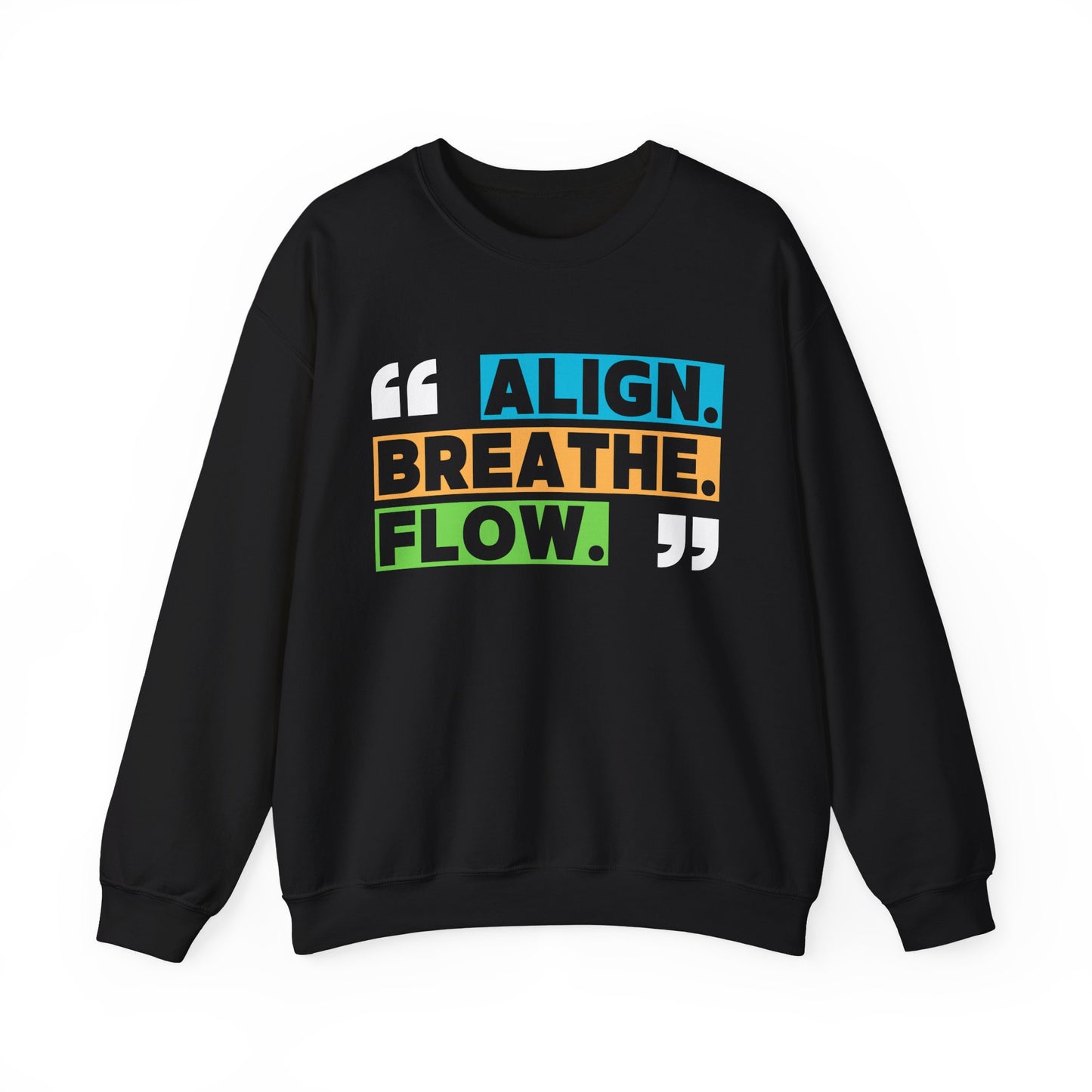 🌙“Align. Breathe. Flow.” - A Crewneck Sweatshirt for Mindful Moments