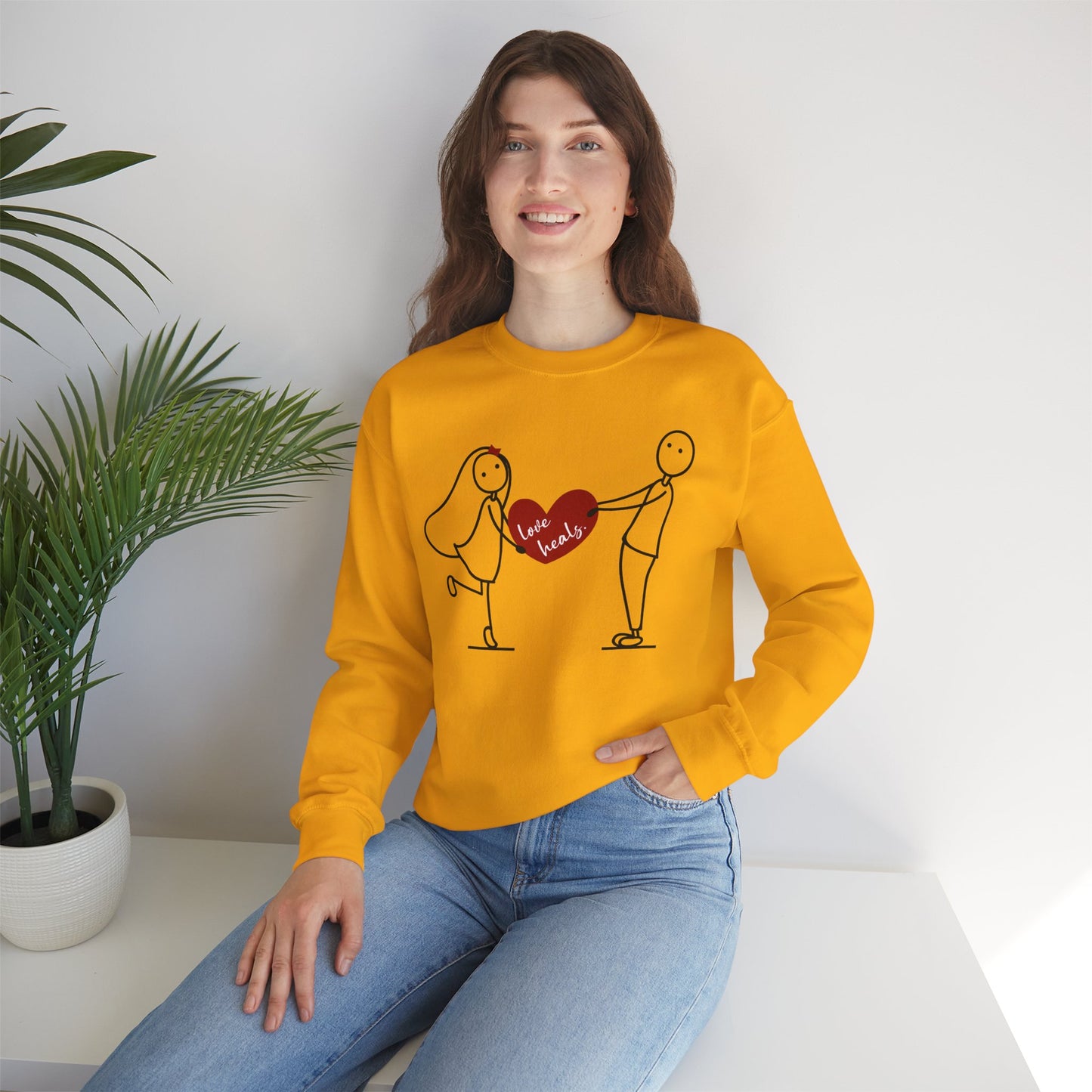 💖Love Heals Sweatshirt - Where Warmth Meets Heart