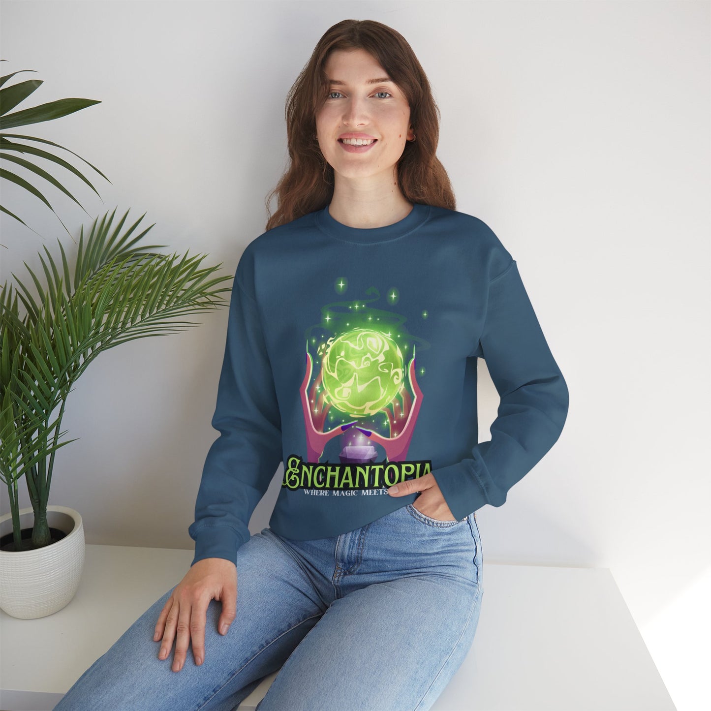 🔮Enchantopia - Where Magic Meets Wonder Crewneck Sweatshirt