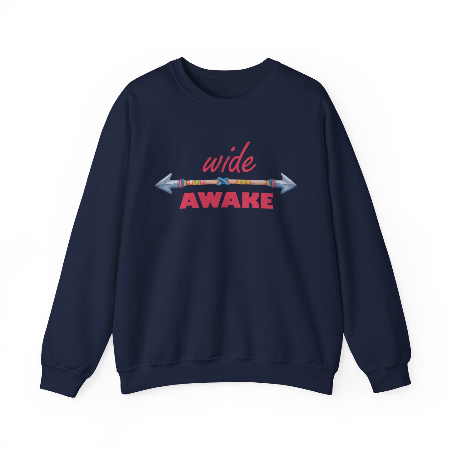 👁️🗨️Wide Awake - Aligned, Aware, Alive - Crewneck Sweatshirt