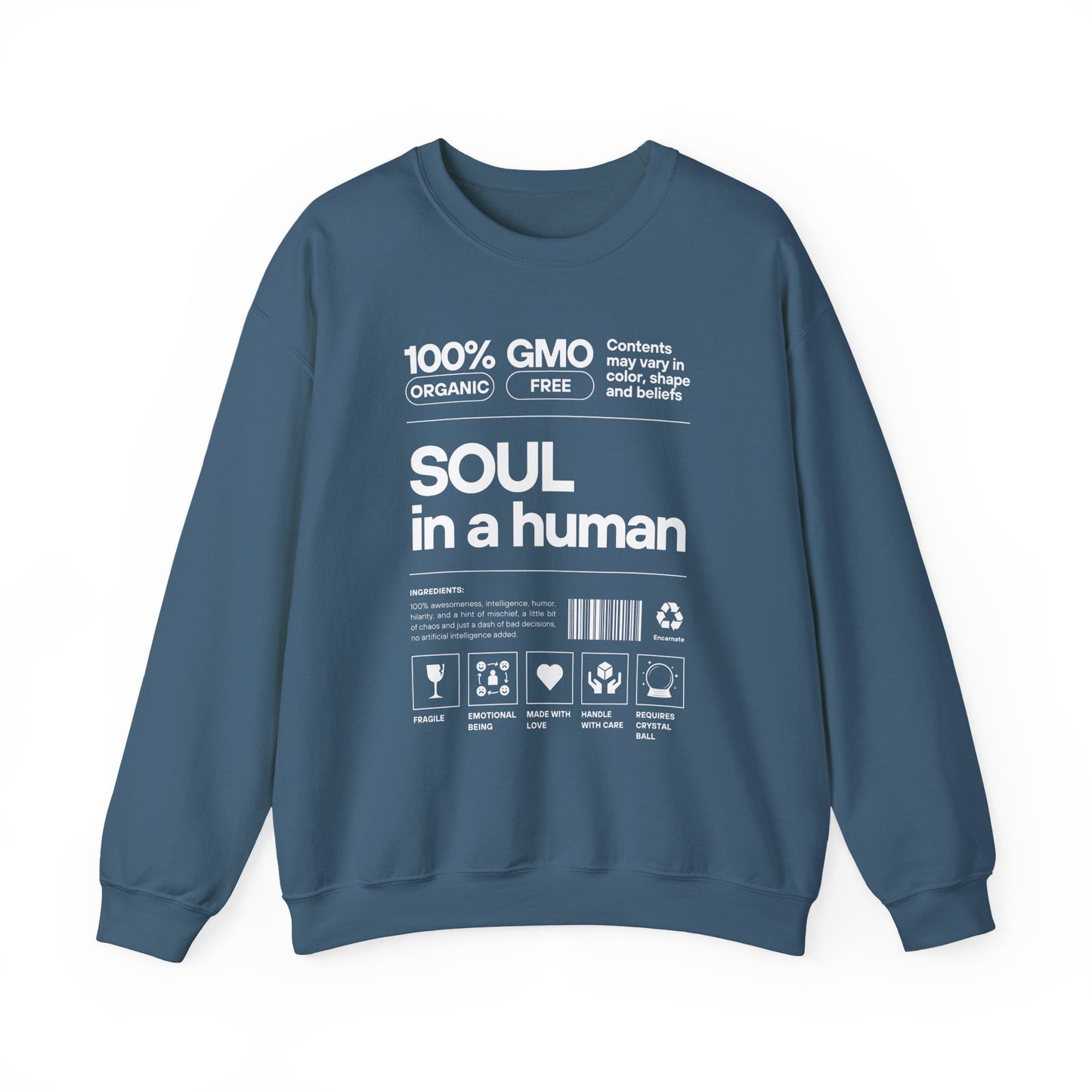 🧬Soul Ingredients - Human Label Crewneck Sweatshirt