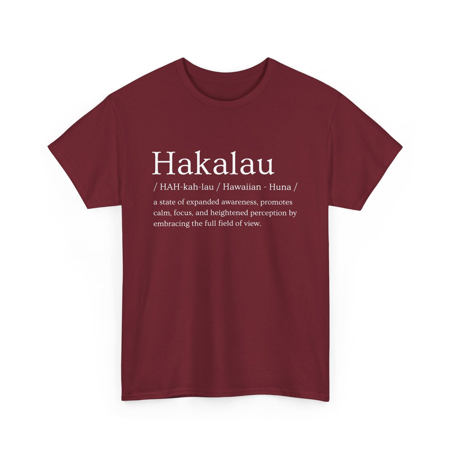 🌴Hakalau Awareness Heavy Cotton Tee - Expand Your Focus