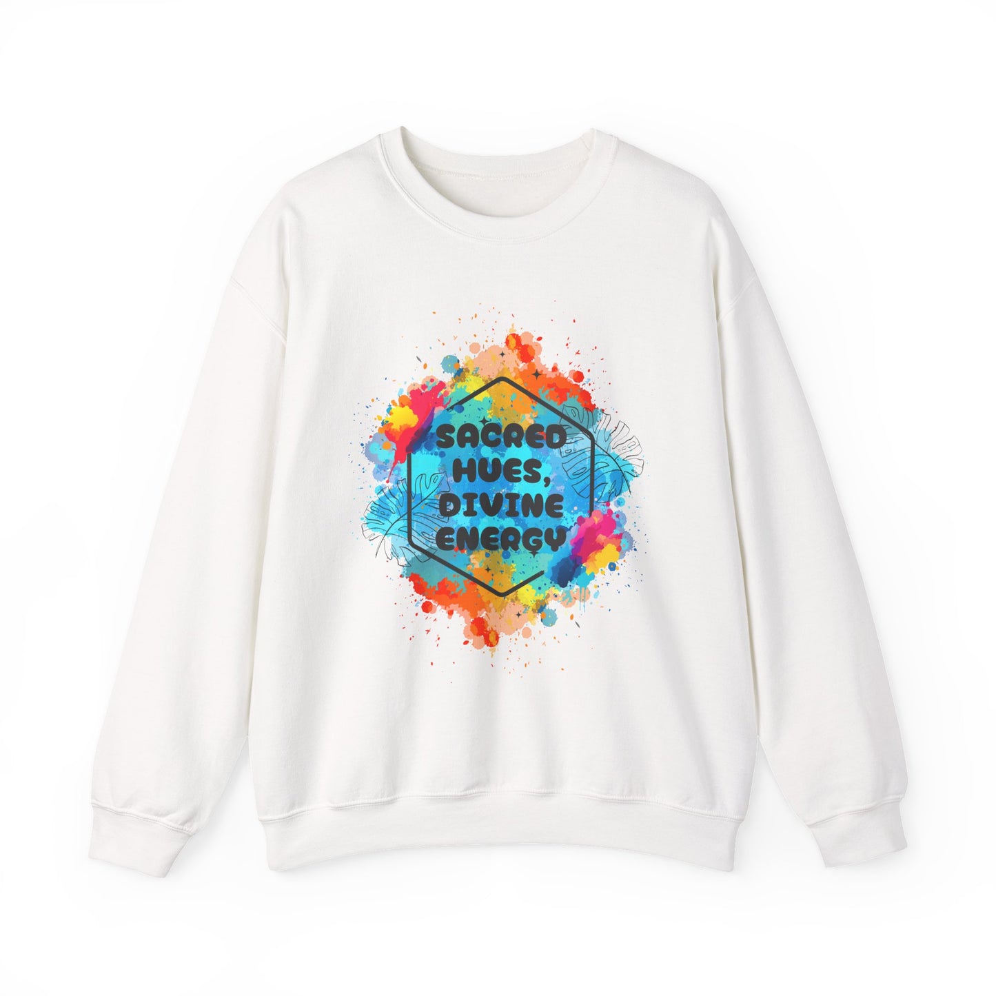 🎨Sacred Hues - Divine Energy Crewneck Sweatshirt