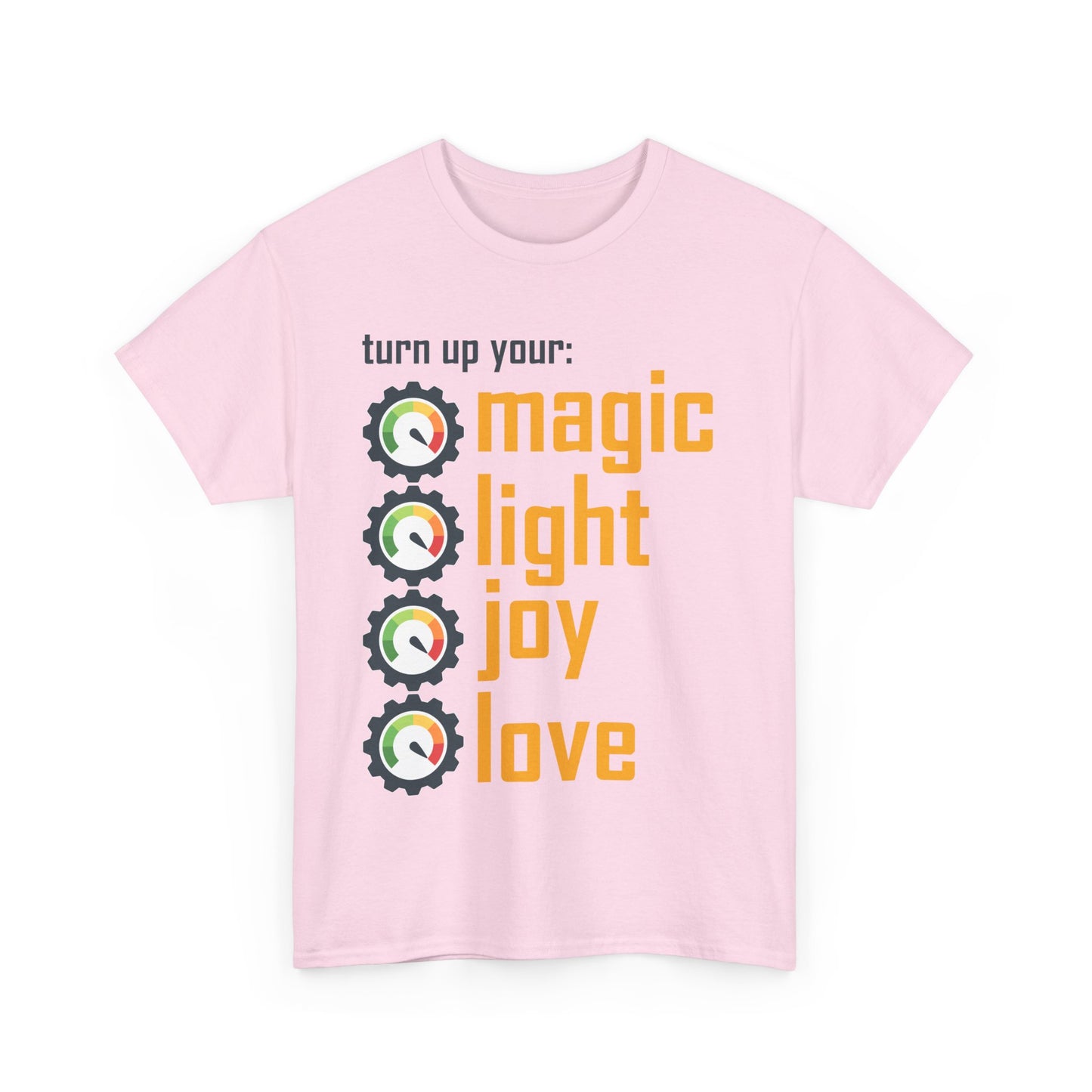 🌟Frequency Rising Heavy Cotton Tee - Turn It All the Way Up