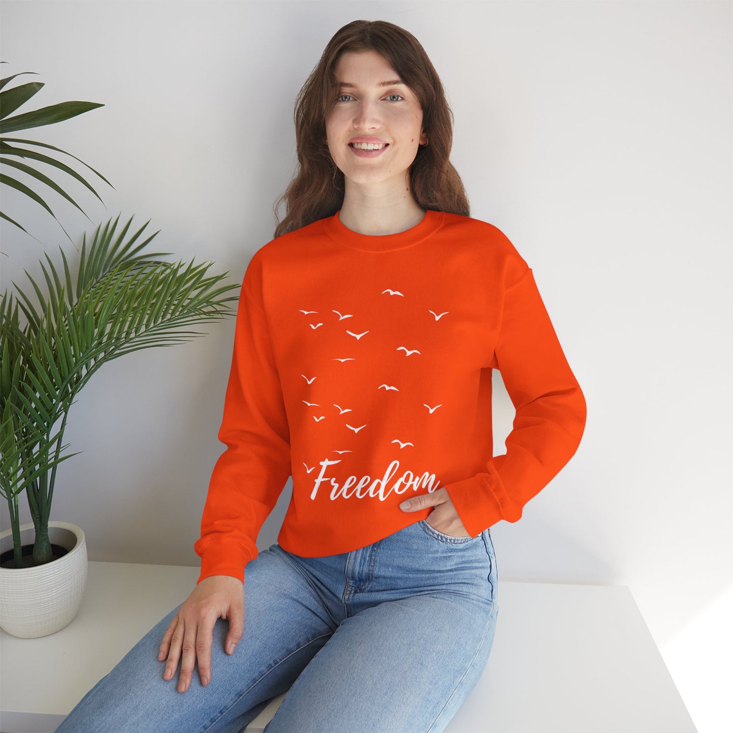 🕊️Freedom in Flight - Birds of the Soul Crewneck Sweatshirt