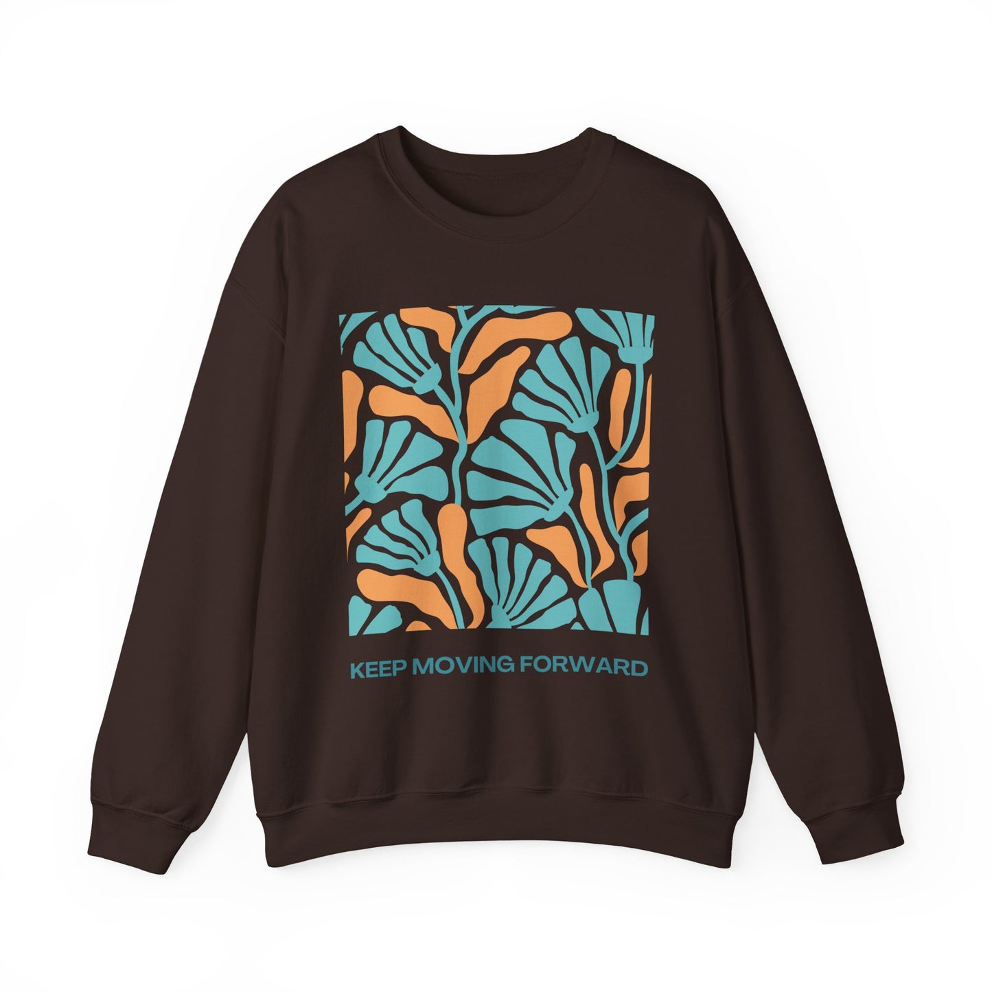 🌸Keep Moving Forward - Floral Flow Crewneck Sweatshirt