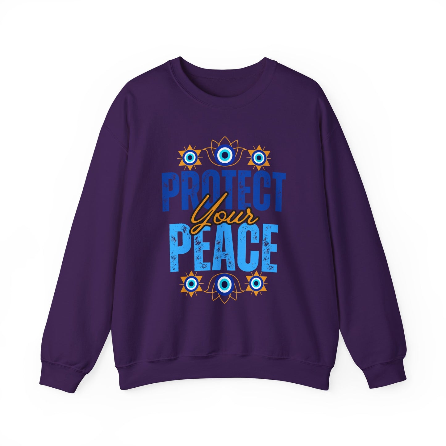 🧿Sacred Guard - Protect Your Peace Crewneck Sweatshirt